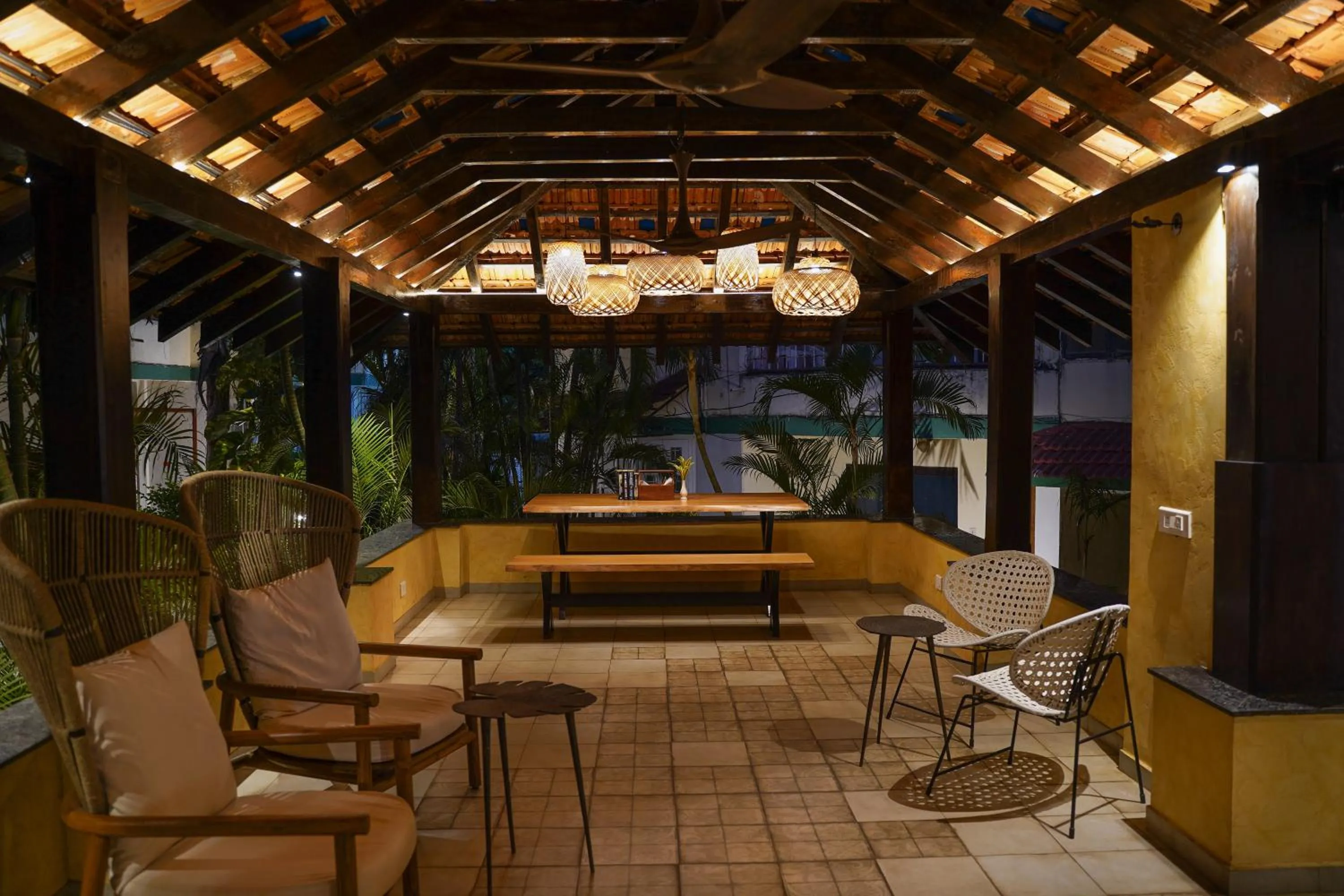 Lobby or reception in Indie Stays Goa