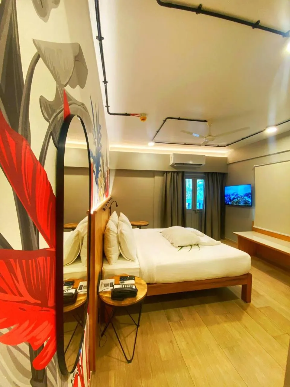 Bed in Indie Stays Goa