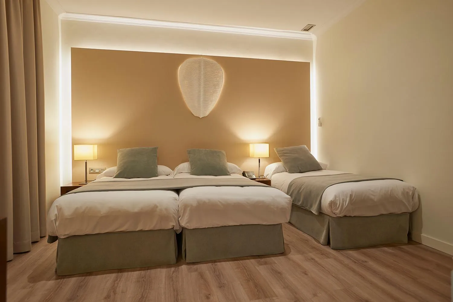 Decorative detail, Bed in Hotel Mirador de La Franca