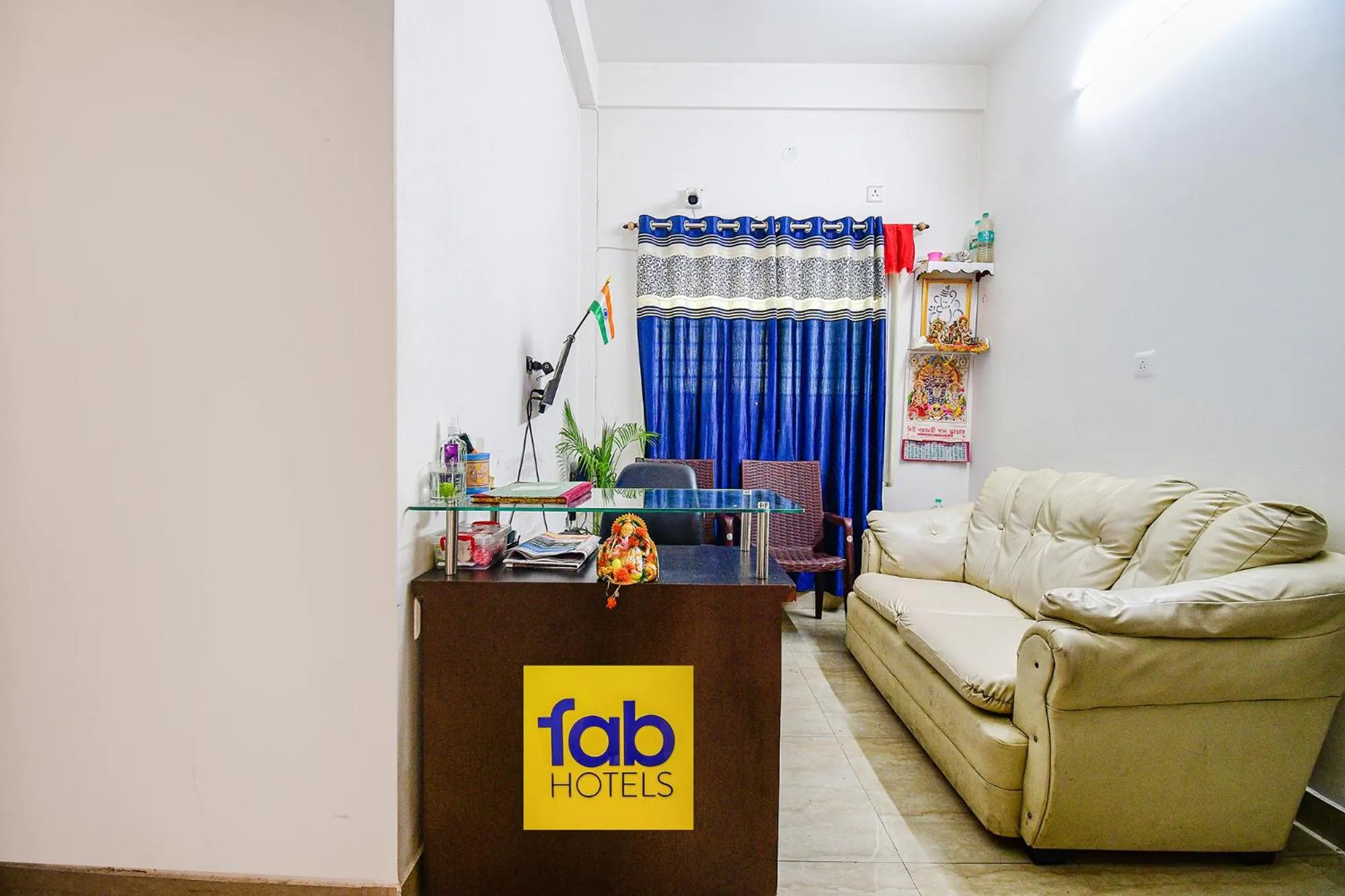 Lobby or reception in FabHotel Moon Residency