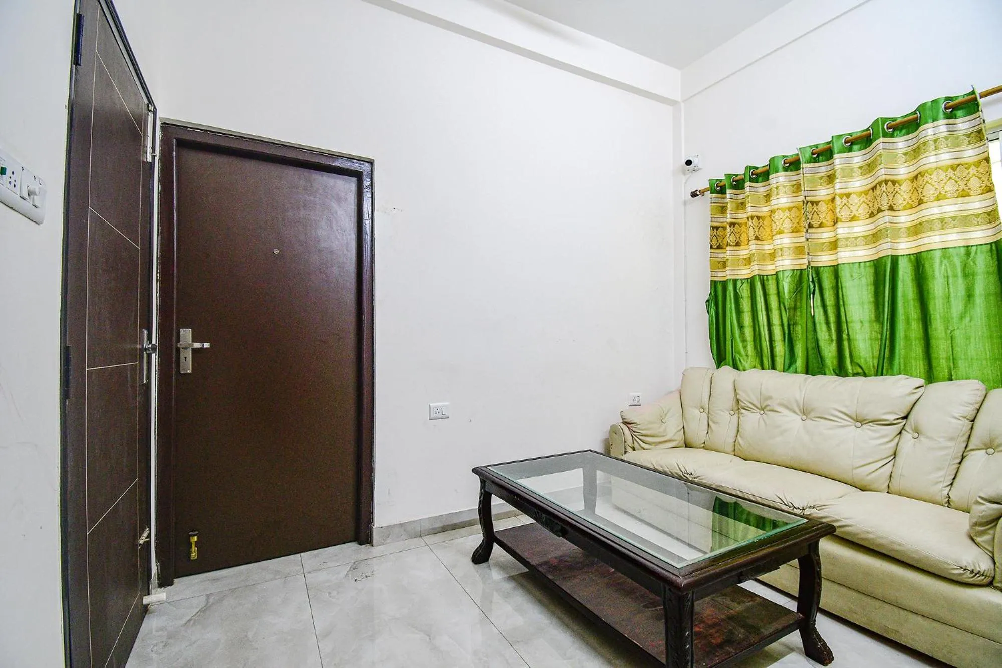 Seating area in FabHotel Moon Residency