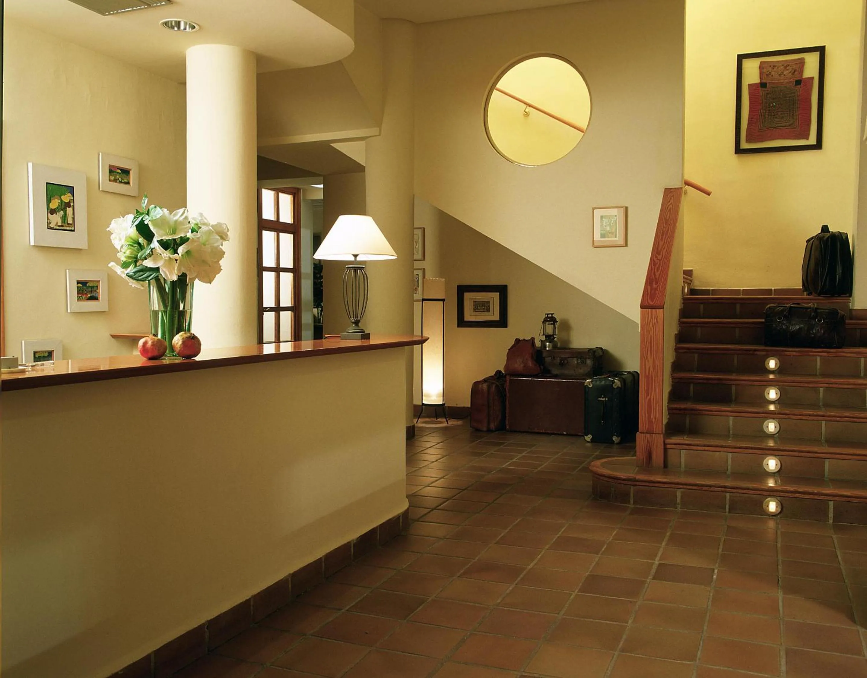 Lobby or reception in Hotel L'Estació