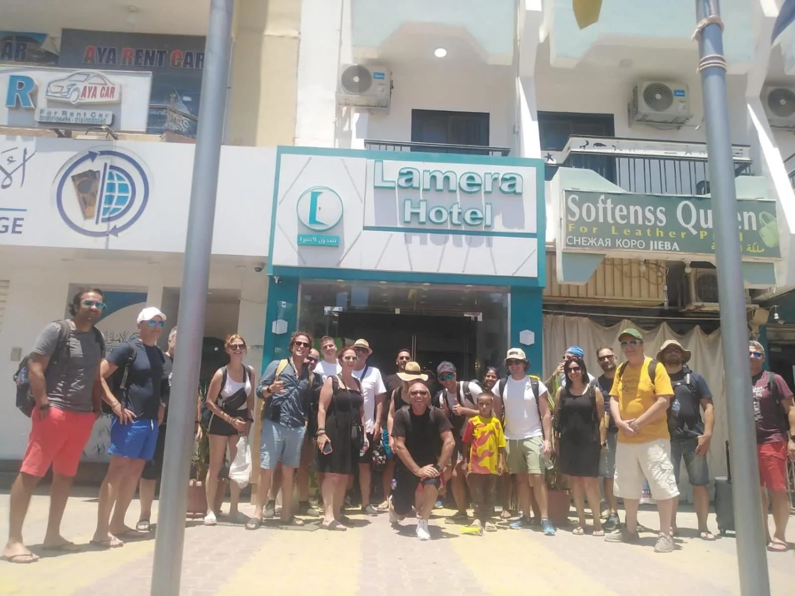 group of guests in Lamera Hotel