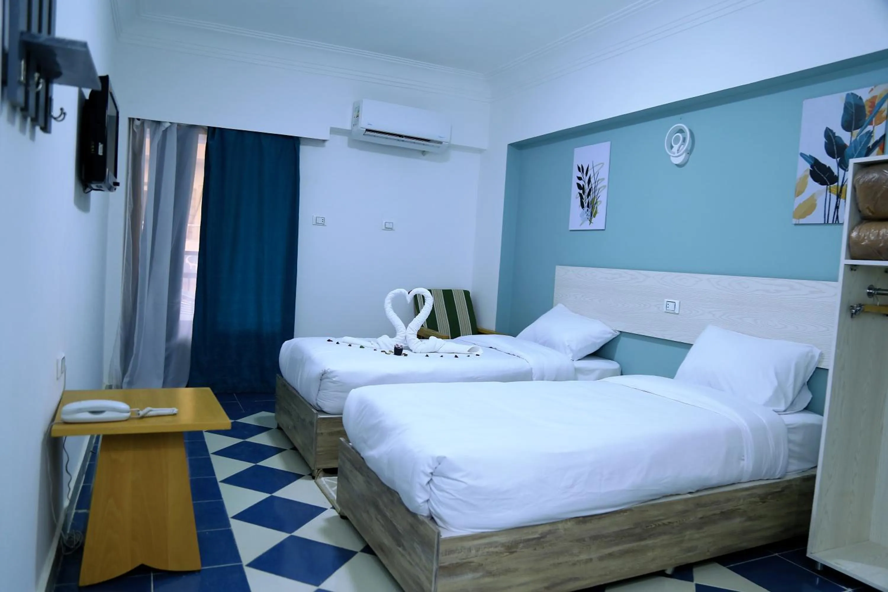 air conditioner, Bed in Lamera Hotel