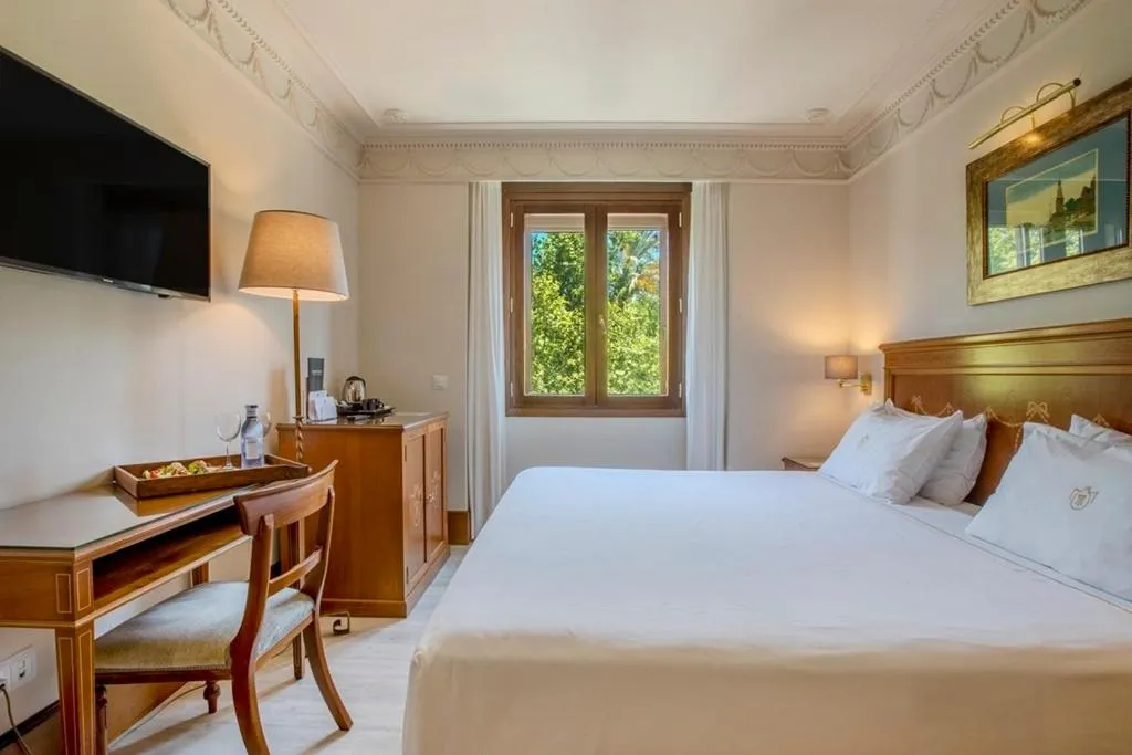 Bed in Hotel Inglaterra