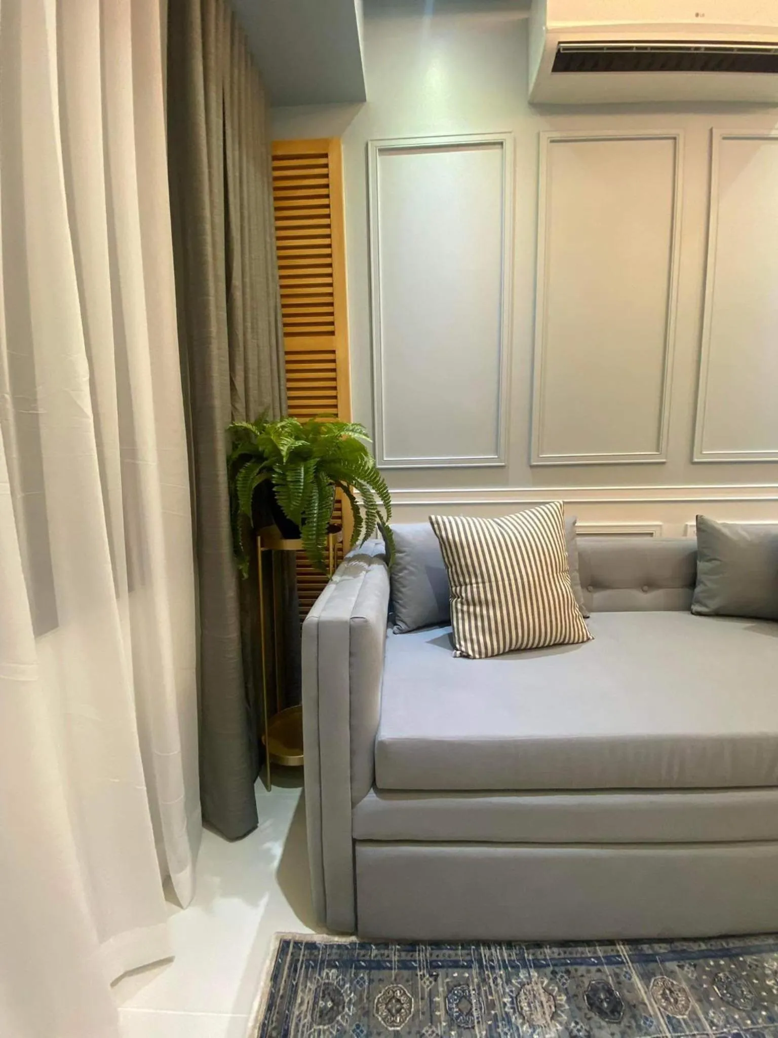 Seating area in The Florence at McKinley Hill