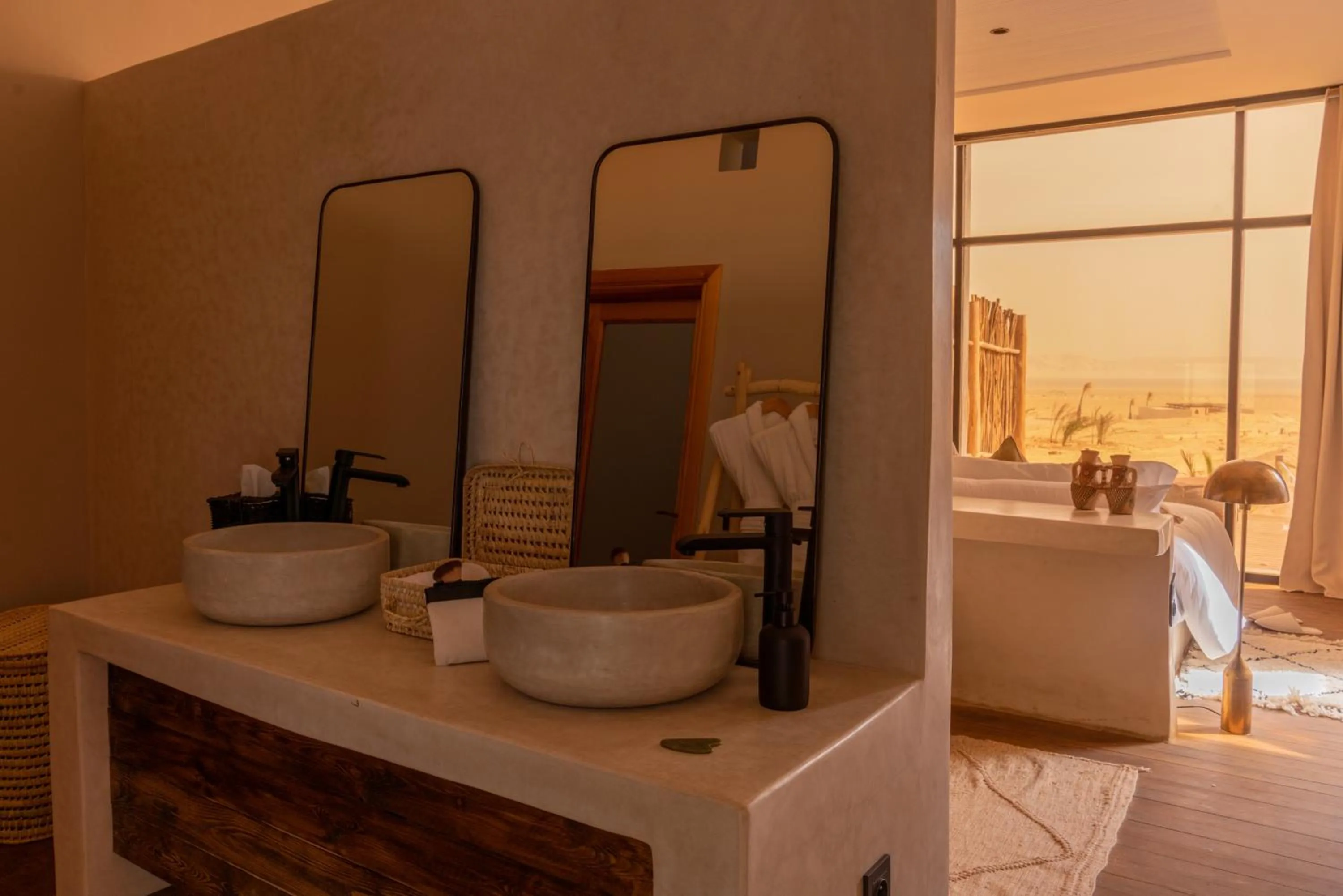 Bathroom in Caravan Dakhla by Our Habitas