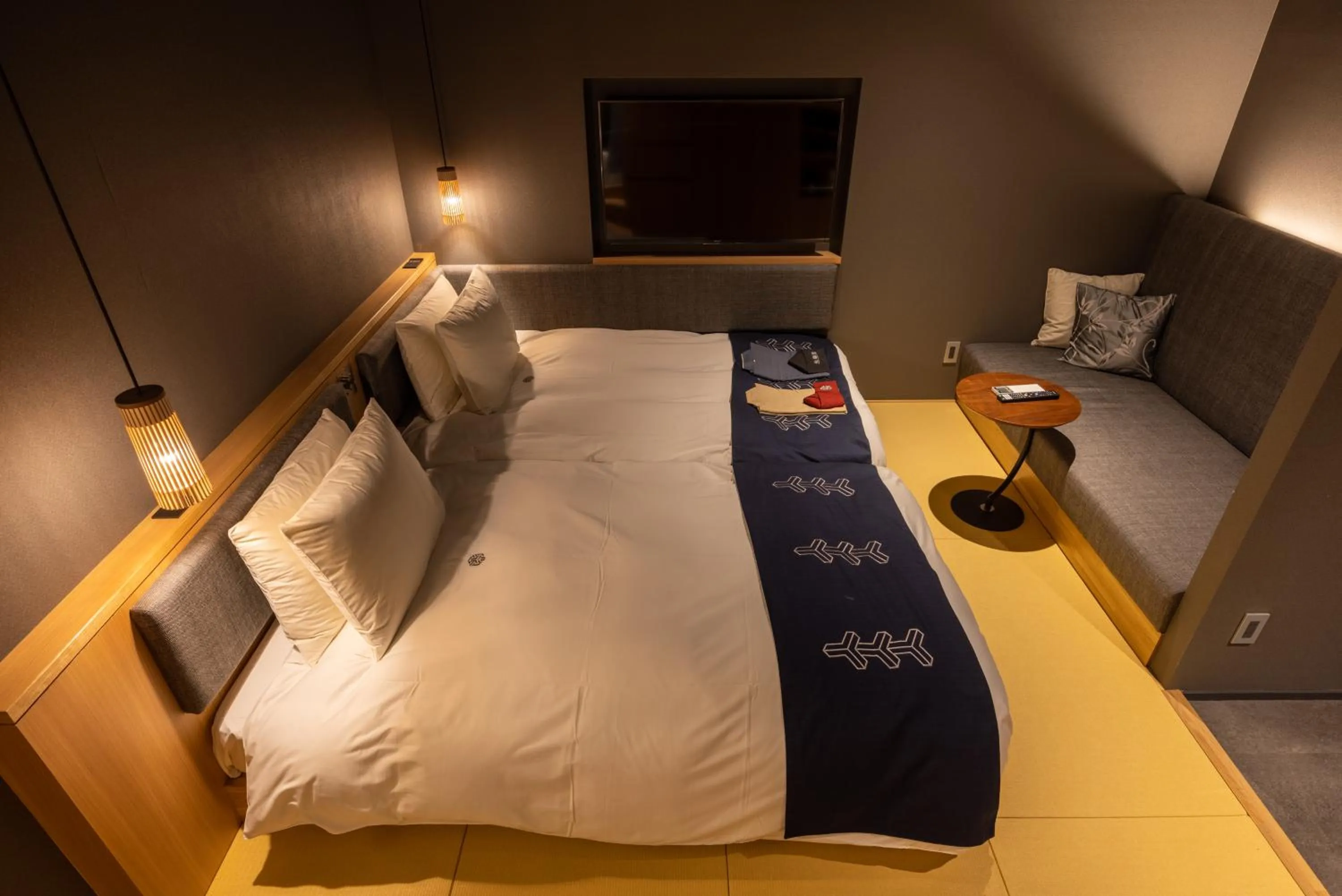 Bed in Hotel Zagakukan