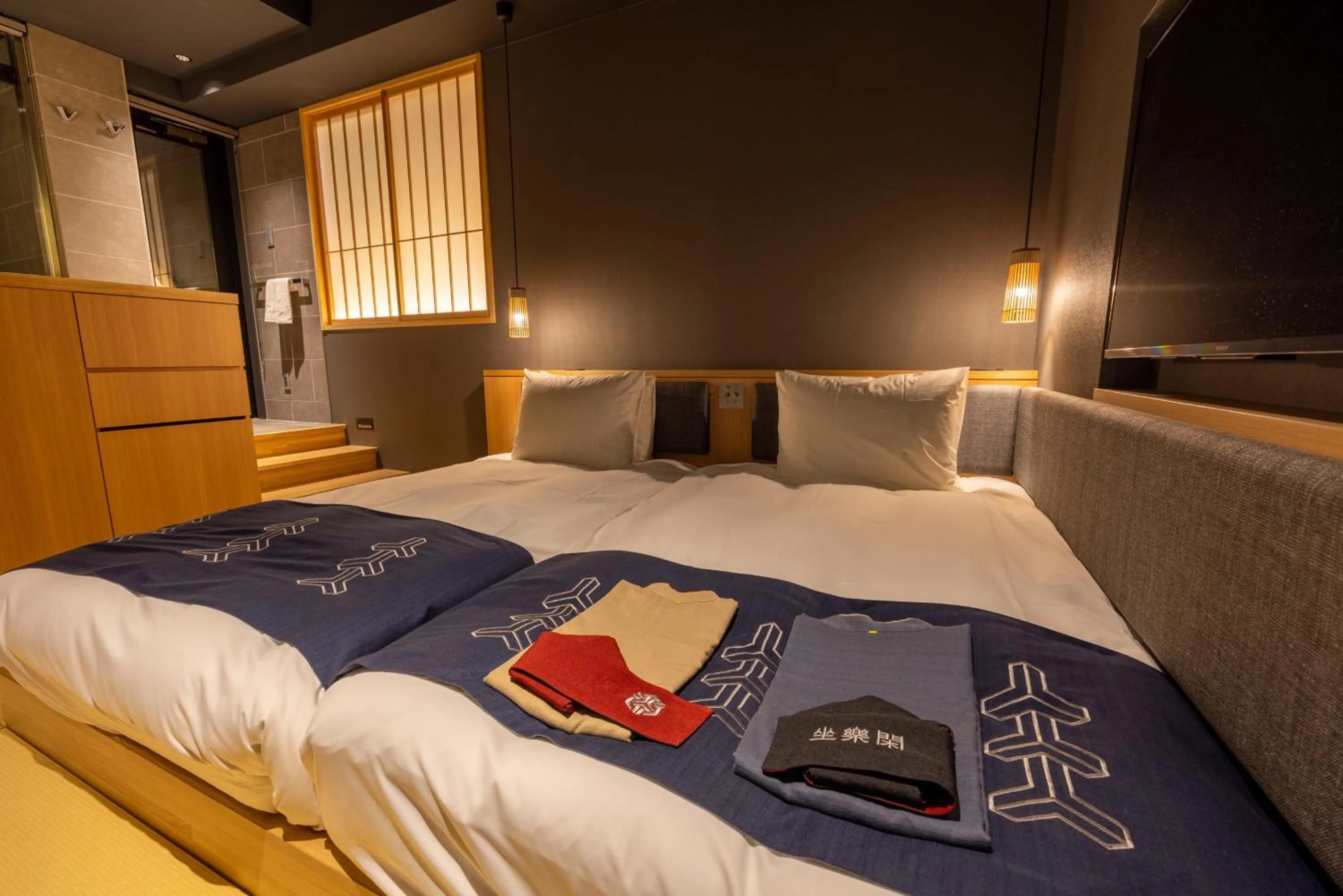 Bed in Hotel Zagakukan