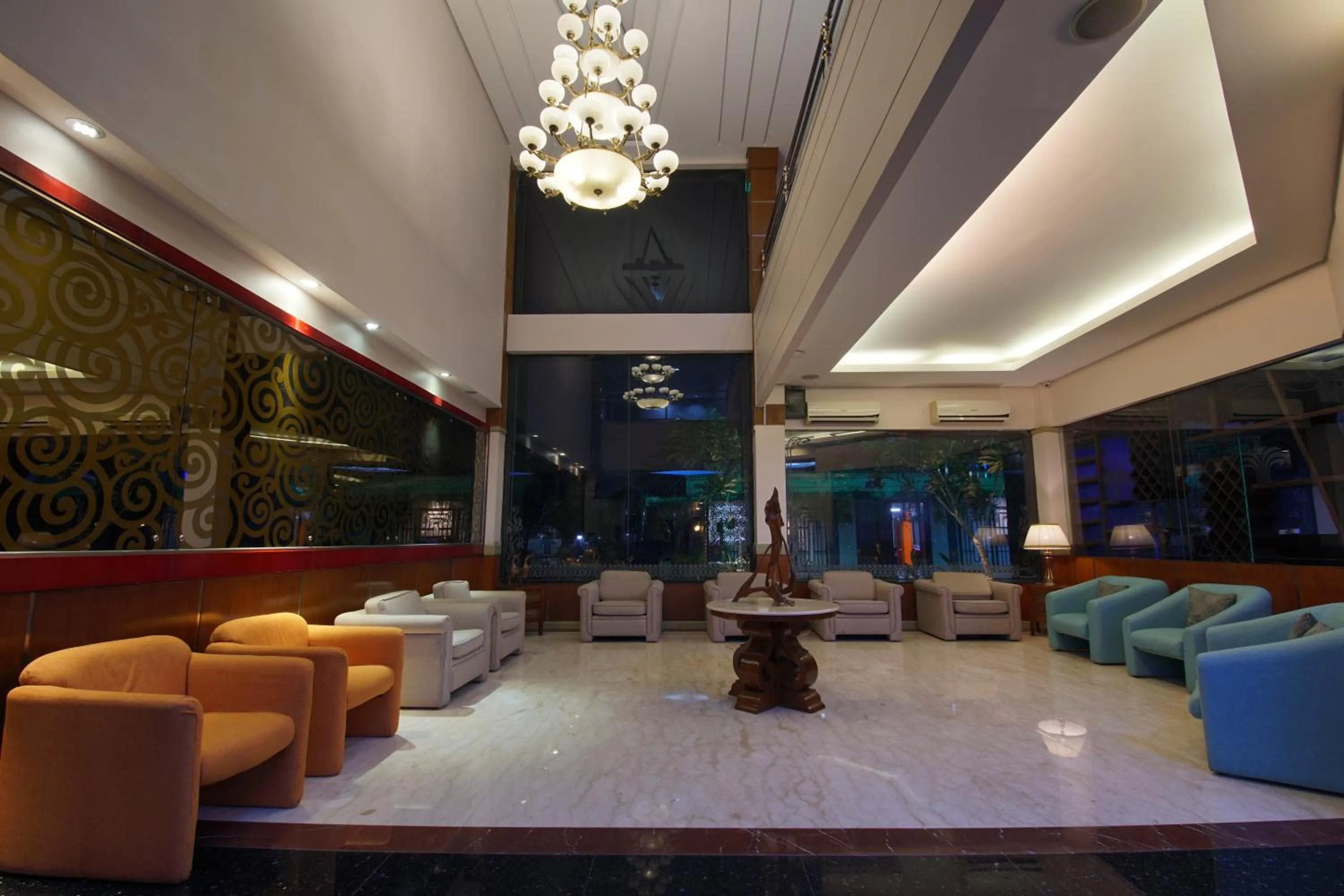 Lobby or reception in Hotel New Puri Garden