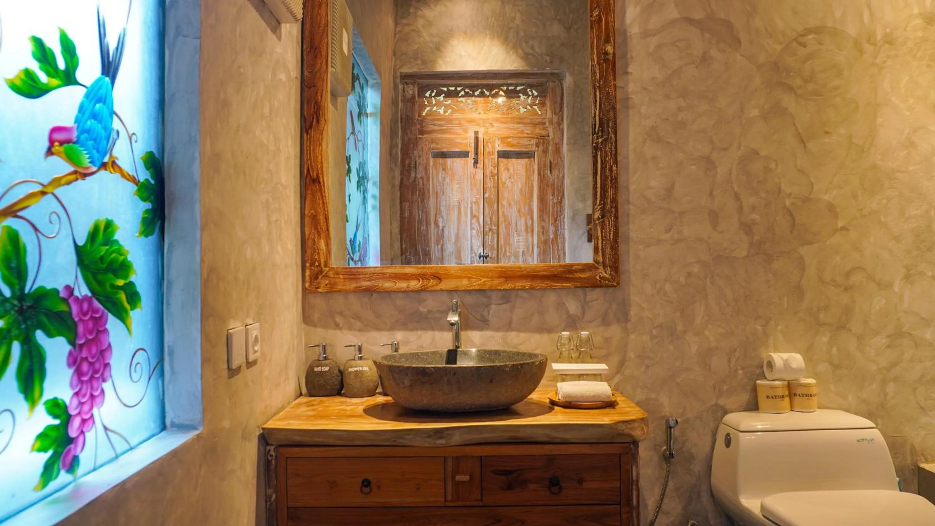Bathroom in Green Tree House Villa Ubud