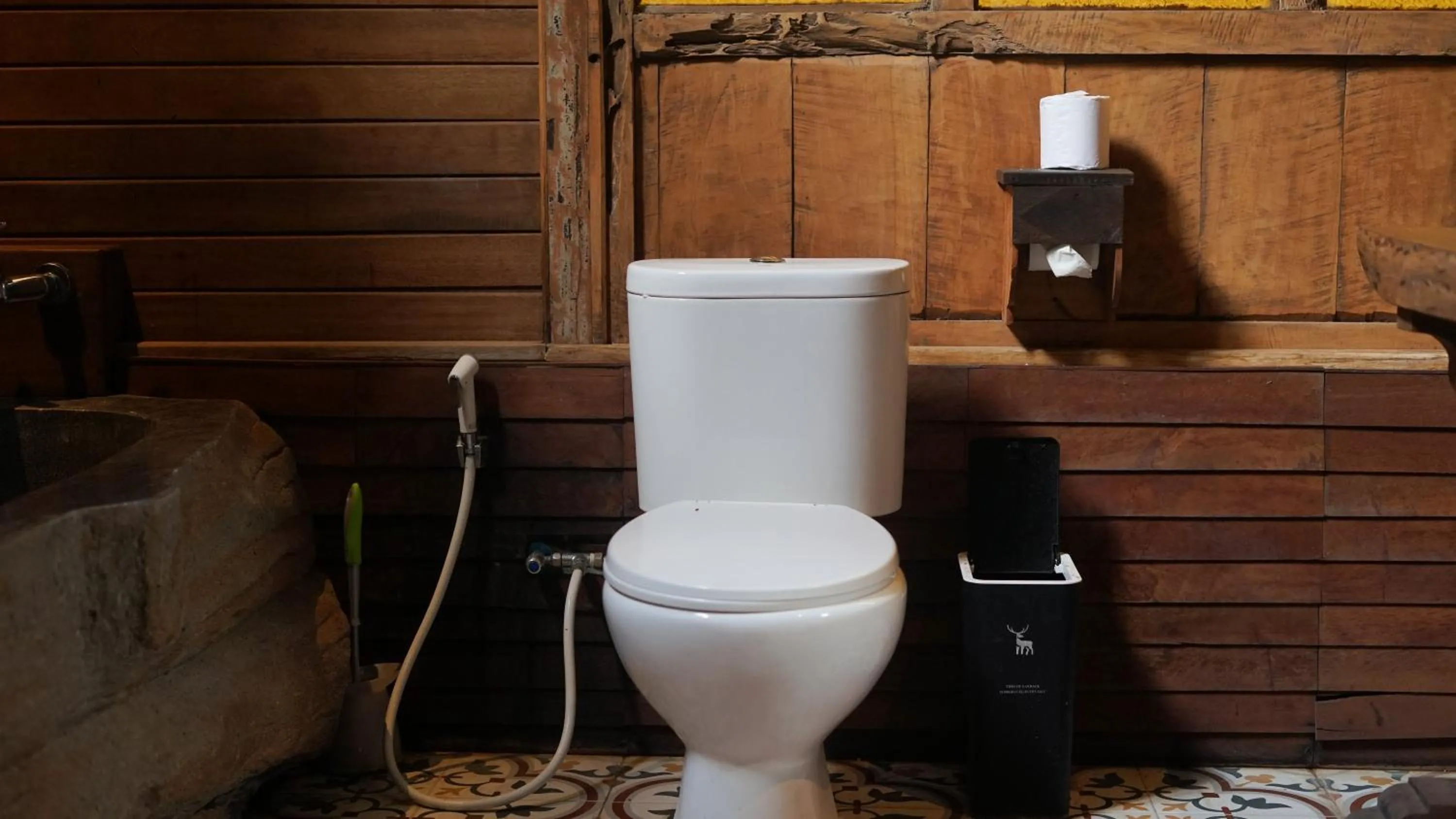 Bathroom in Green Tree House Villa Ubud