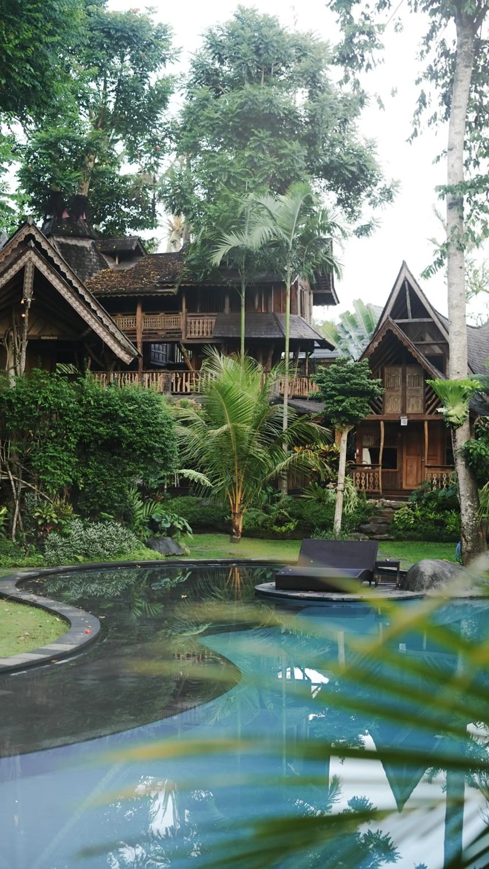 Swimming pool in Green Tree House Villa Ubud