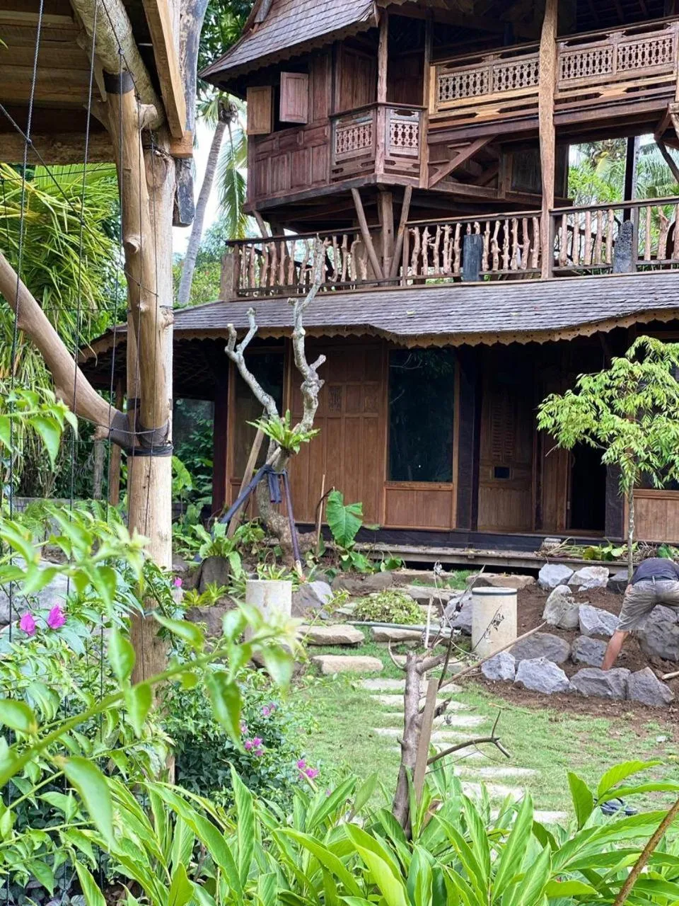 Bedroom in Green Tree House Villa Ubud