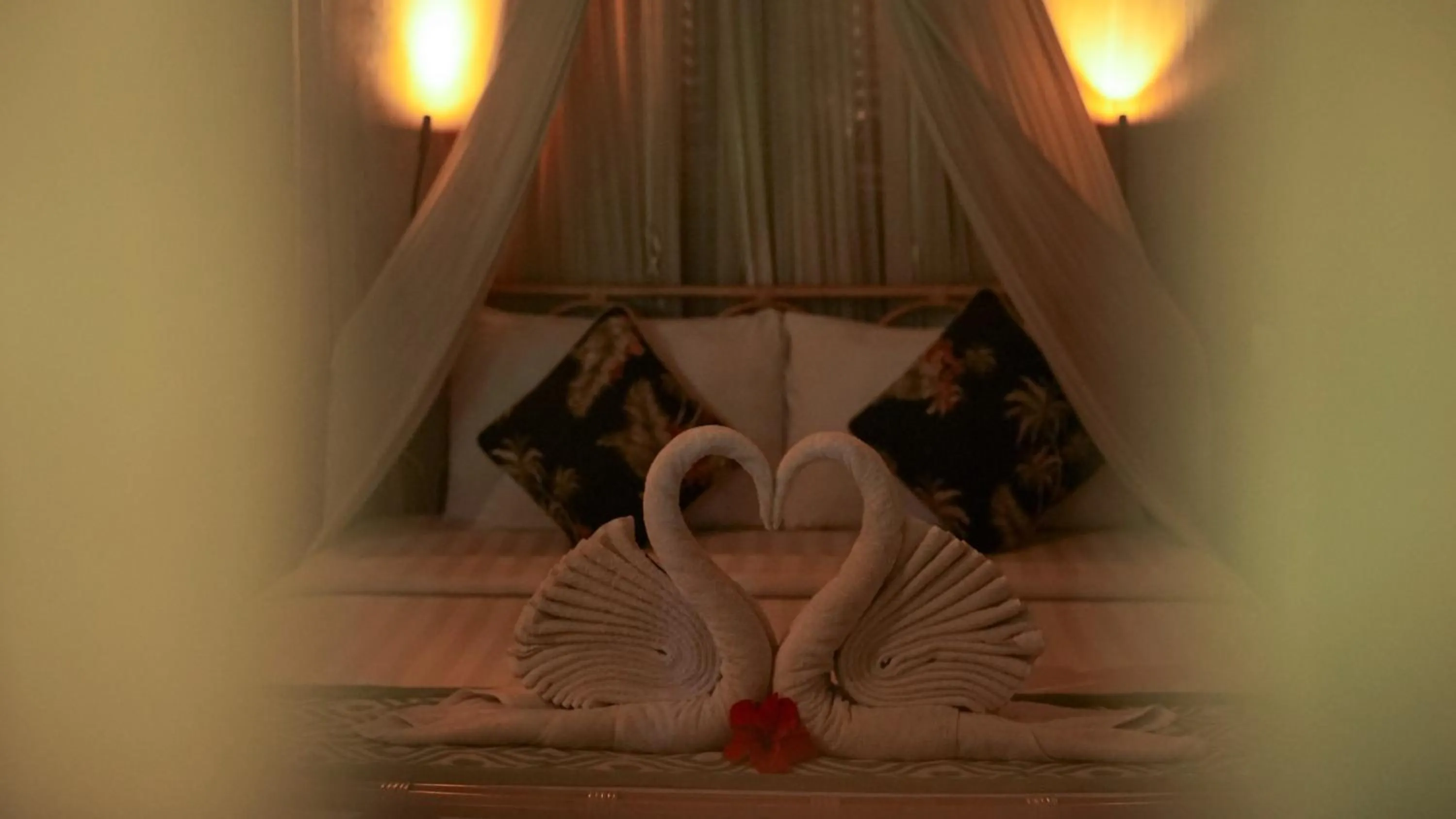 Bedroom in Green Tree House Villa Ubud