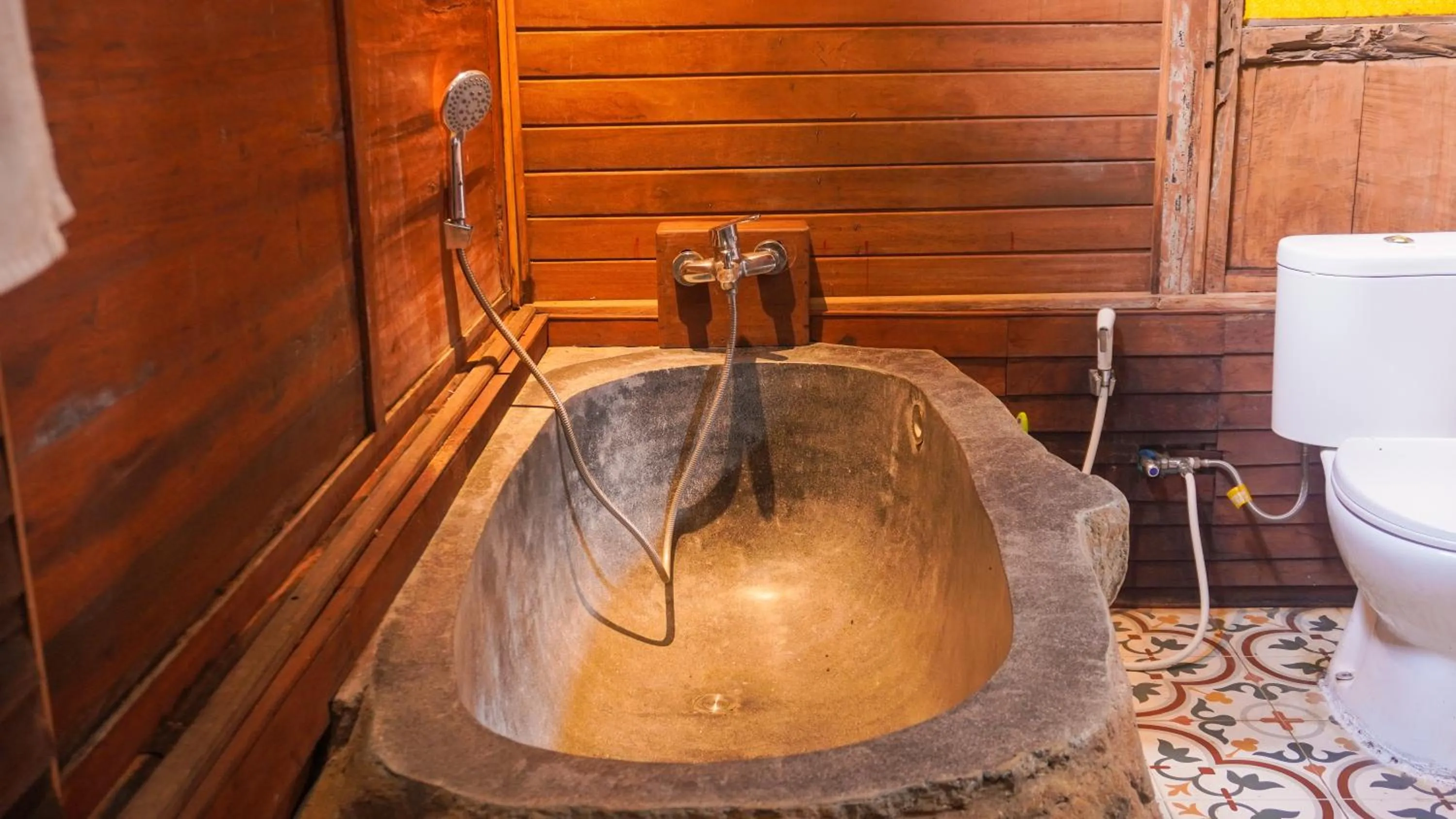 Bathroom in Green Tree House Villa Ubud