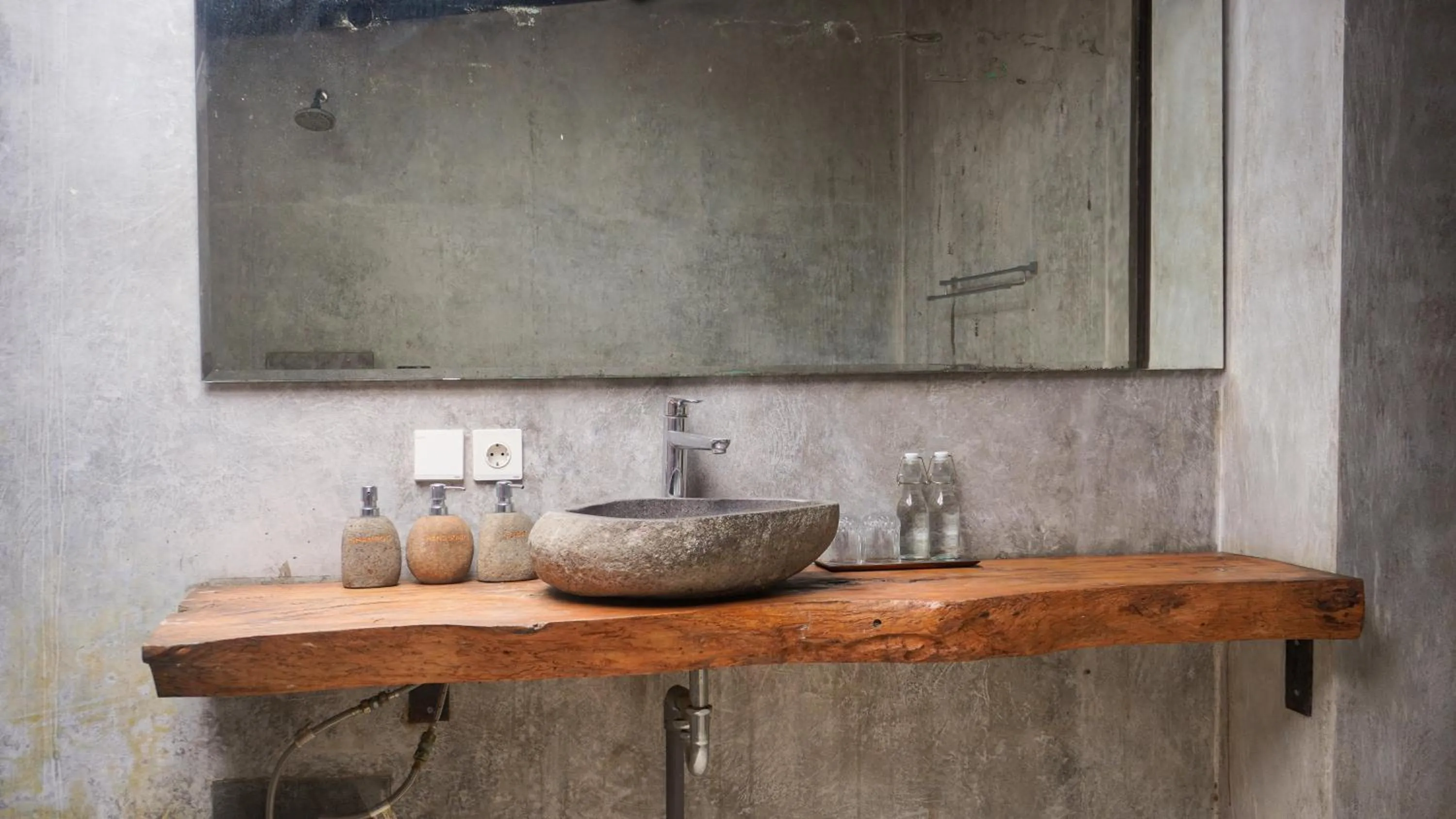 Bathroom in Green Tree House Villa Ubud