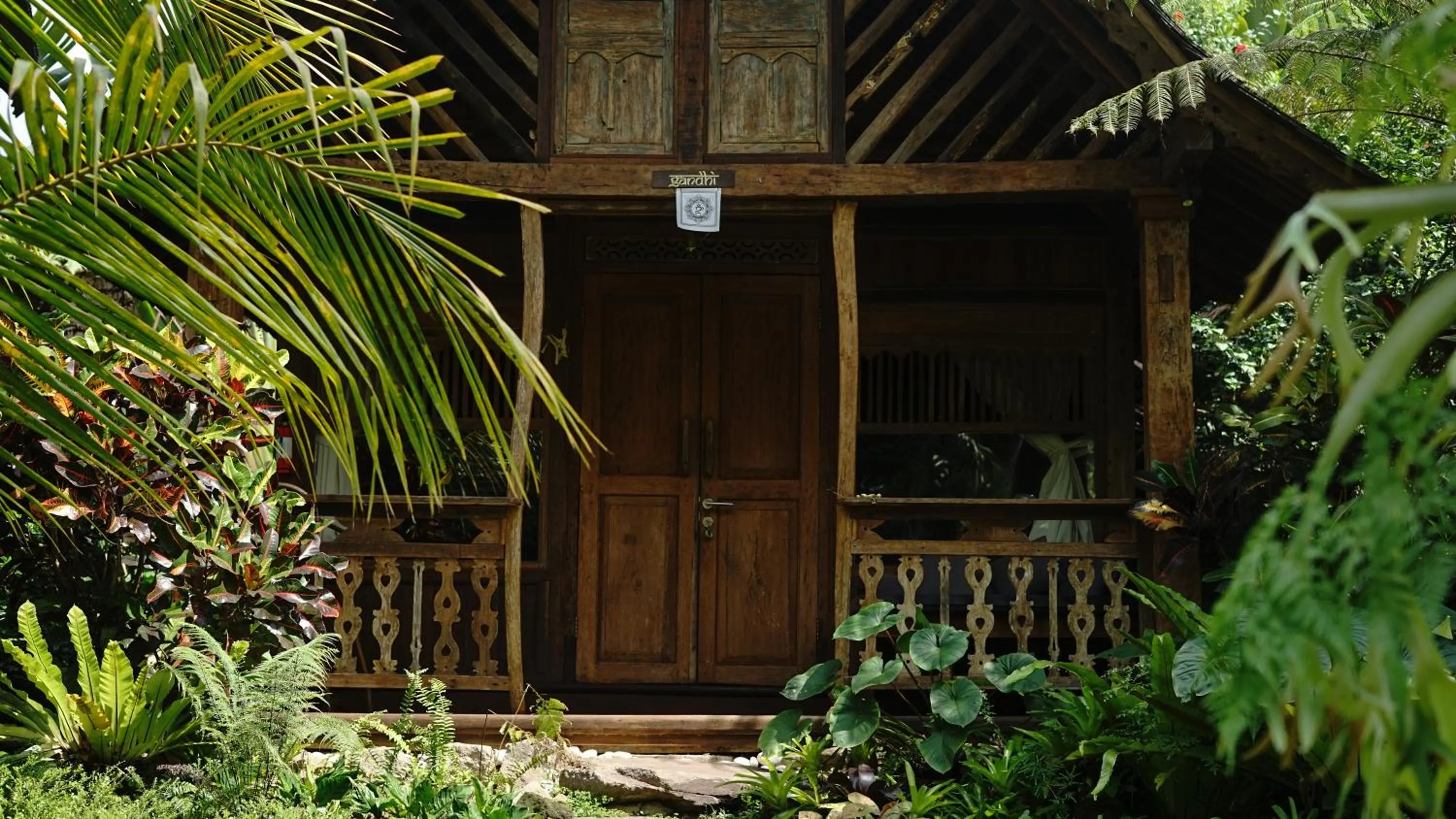 Property building in Green Tree House Villa Ubud