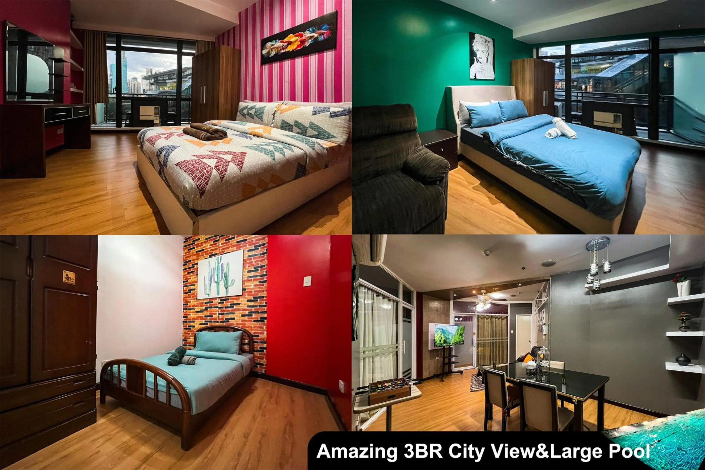 Three-Bedroom Apartment with Balcony in The Gramercy Residences