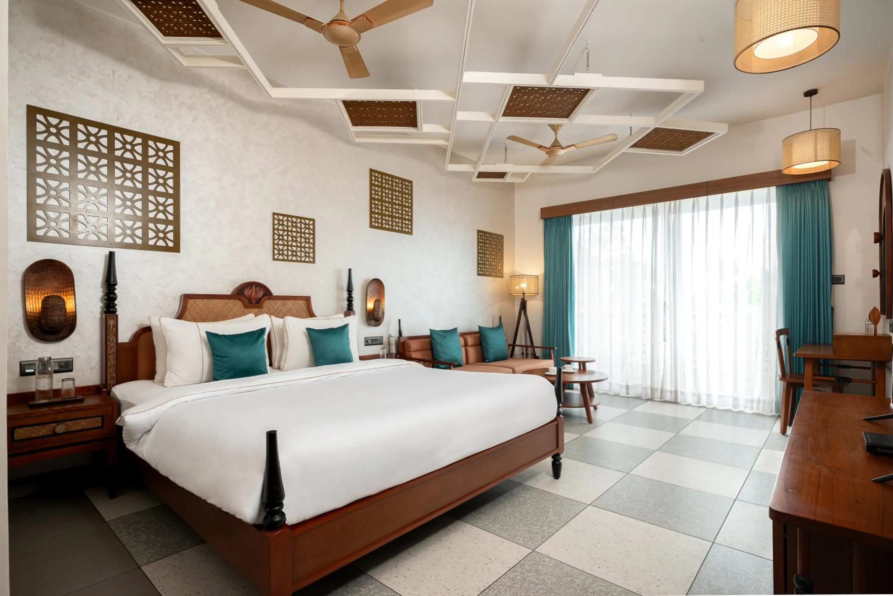 Bed in Hotel Sonar Bangla Mayapur