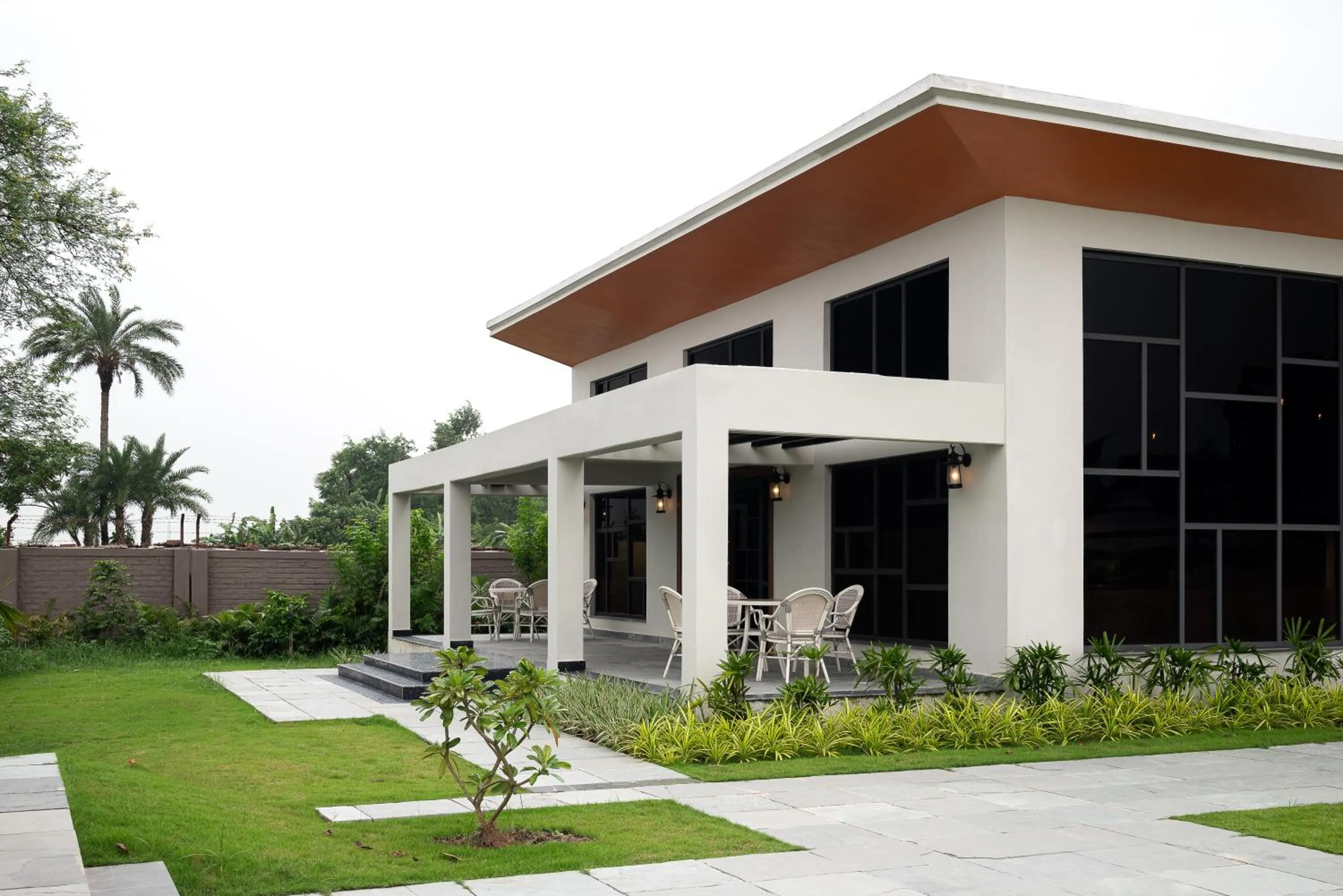 Natural landscape in Hotel Sonar Bangla Mayapur