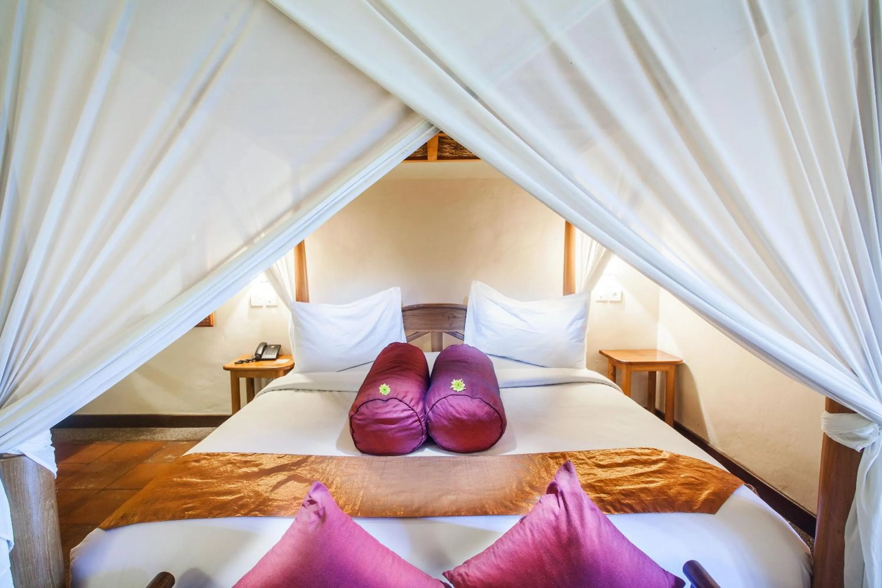 Bedroom, Bed in Dwaraloka Retreat Ubud