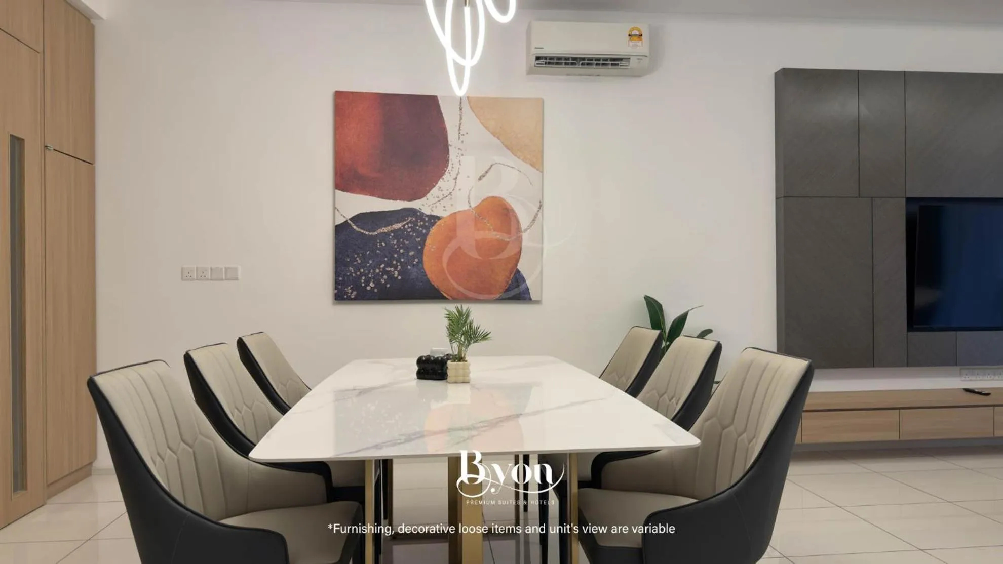 Seating area in Onsen Premium Suites @ Tambun Ipoh