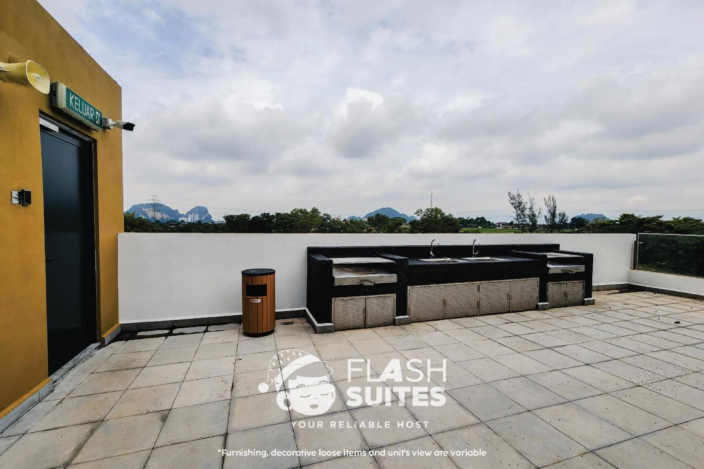 BBQ facilities in Onsen Premium Suites @ Tambun Ipoh