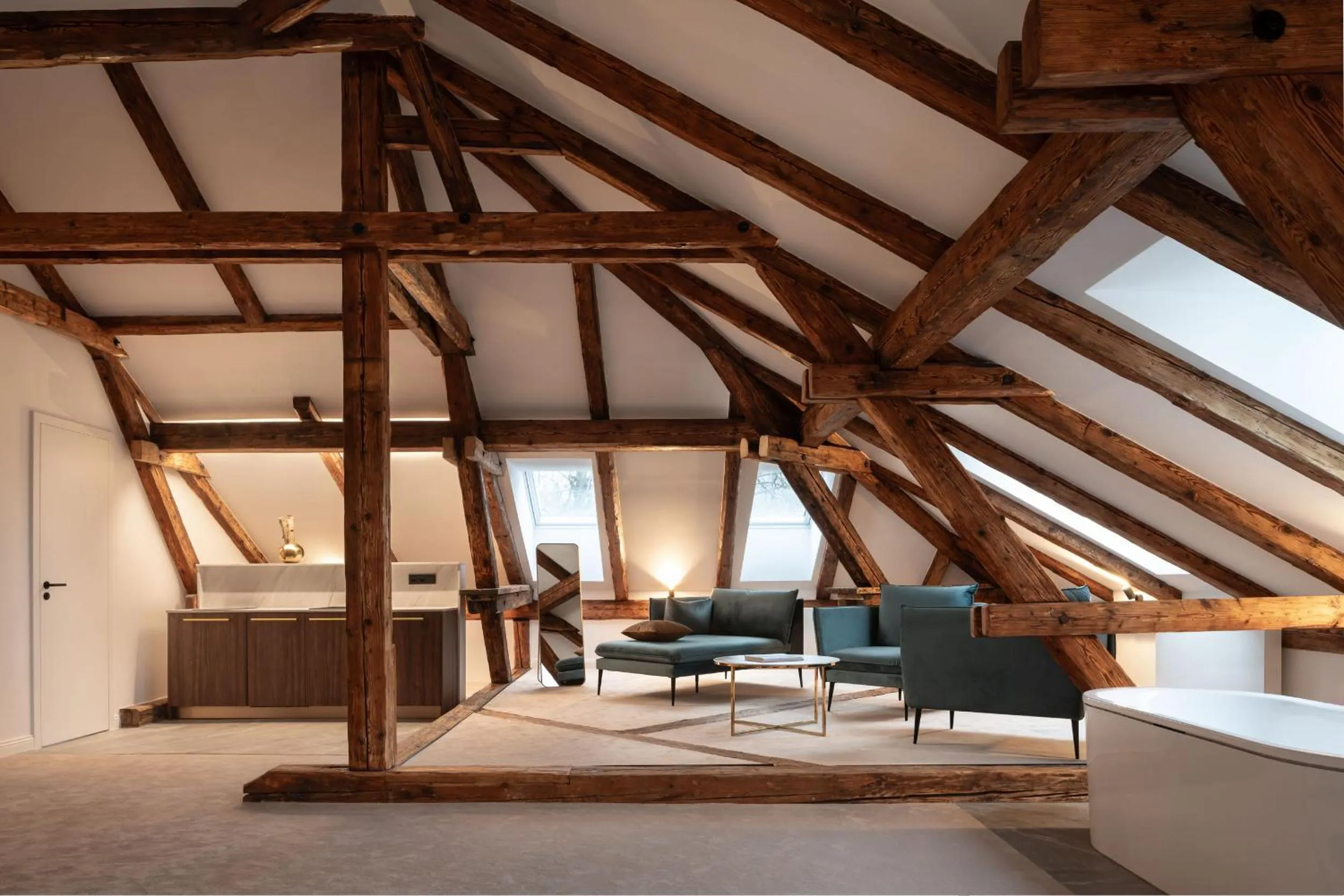 Kitchen or kitchenette in Resort Český les