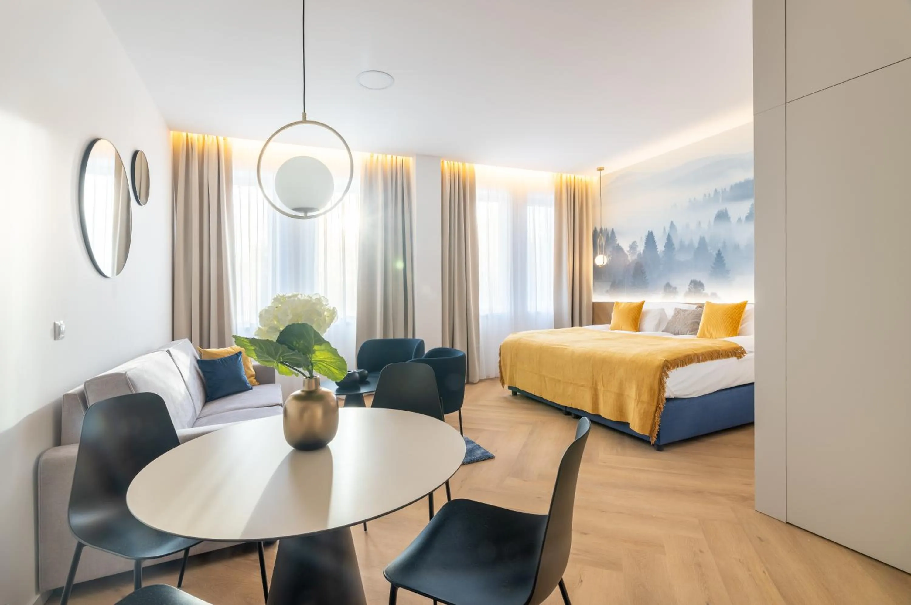 Coffee/tea facilities, Bed in Resort Český les