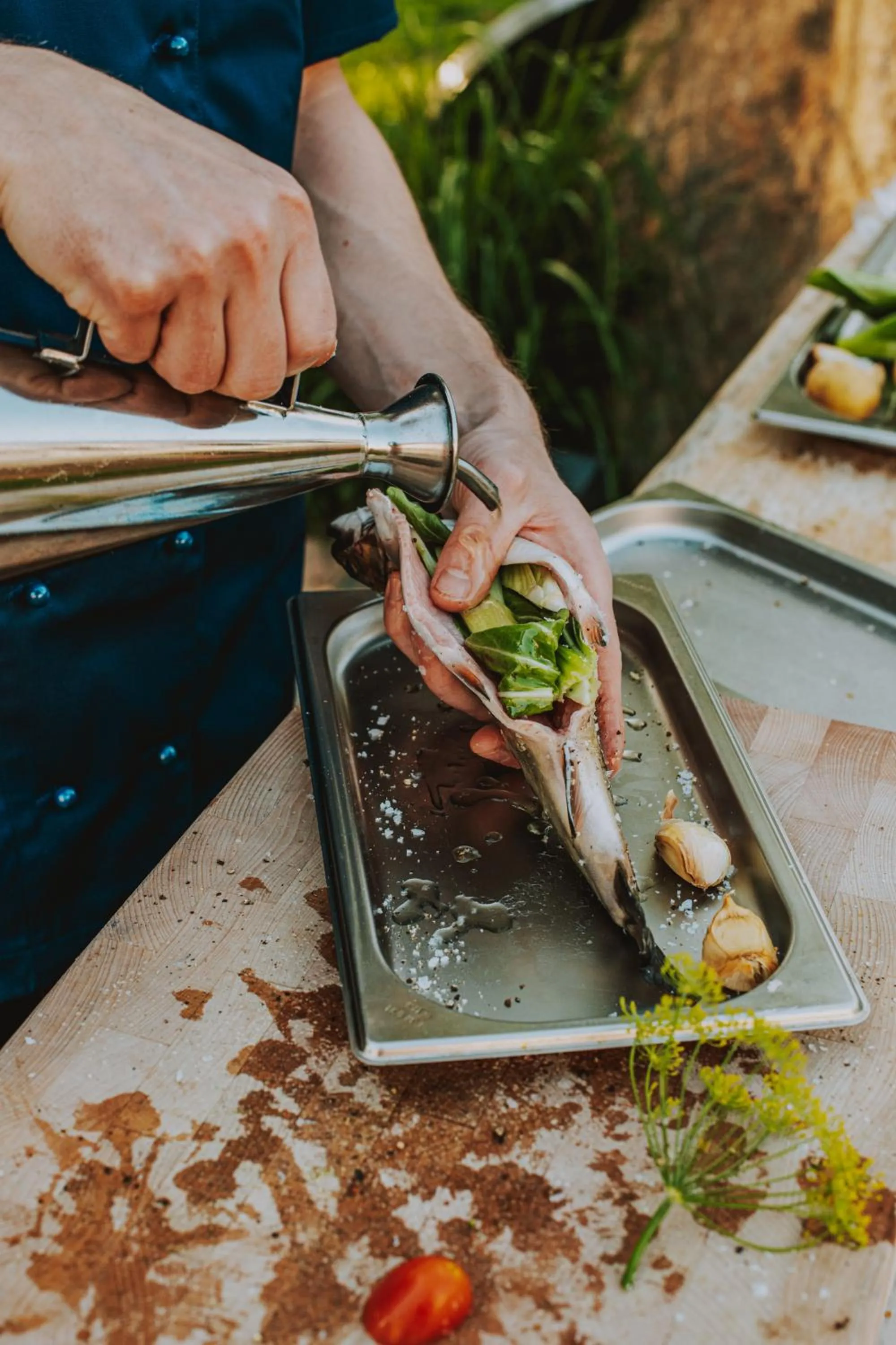 BBQ facilities in Resort Český les