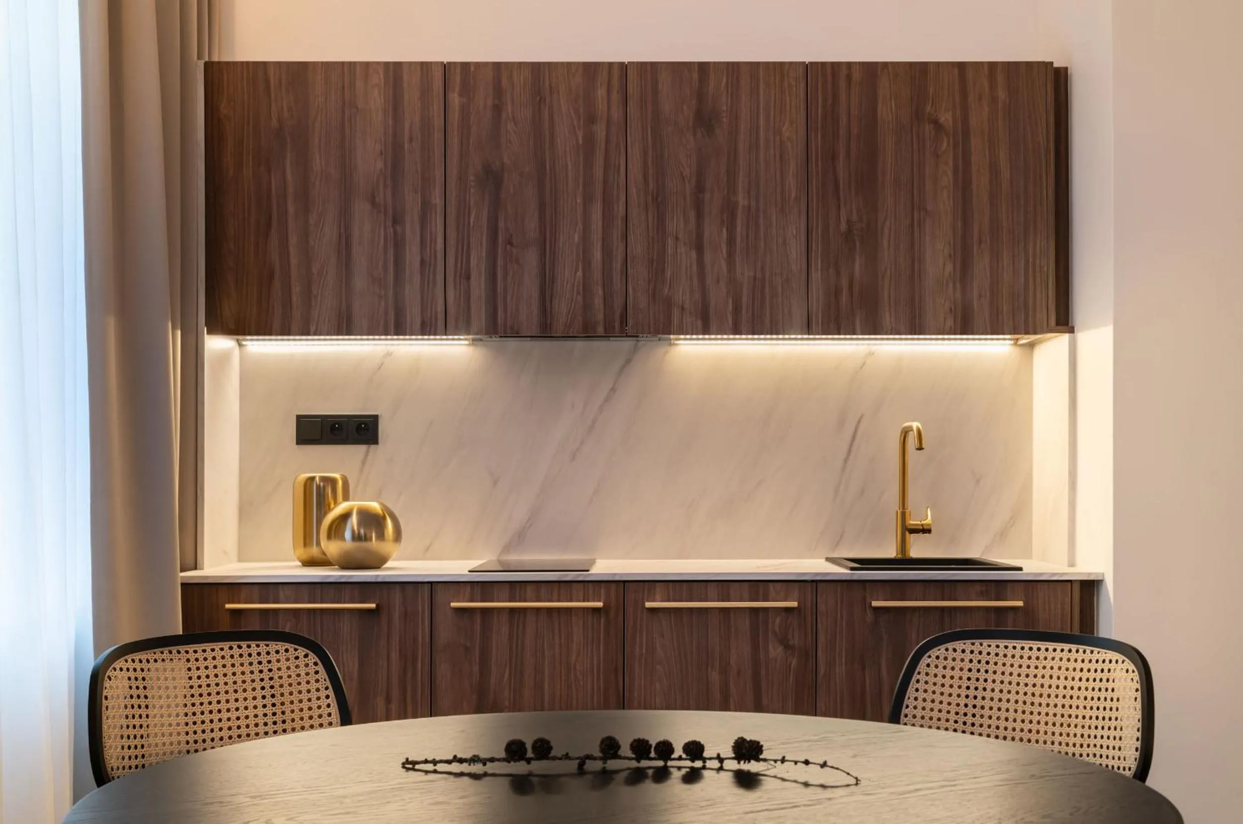 Kitchen or kitchenette in Resort Český les