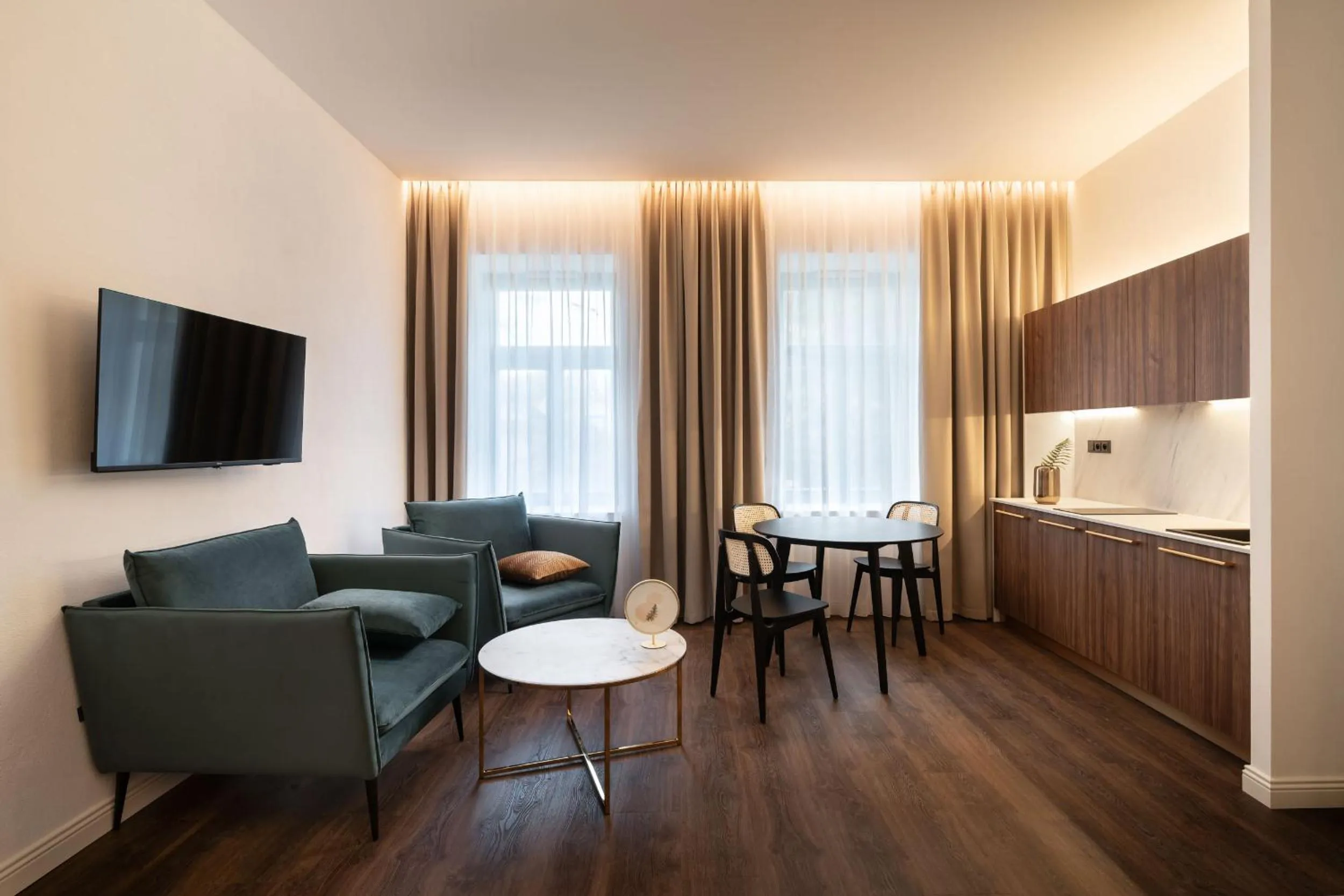 Kitchen or kitchenette in Resort Český les