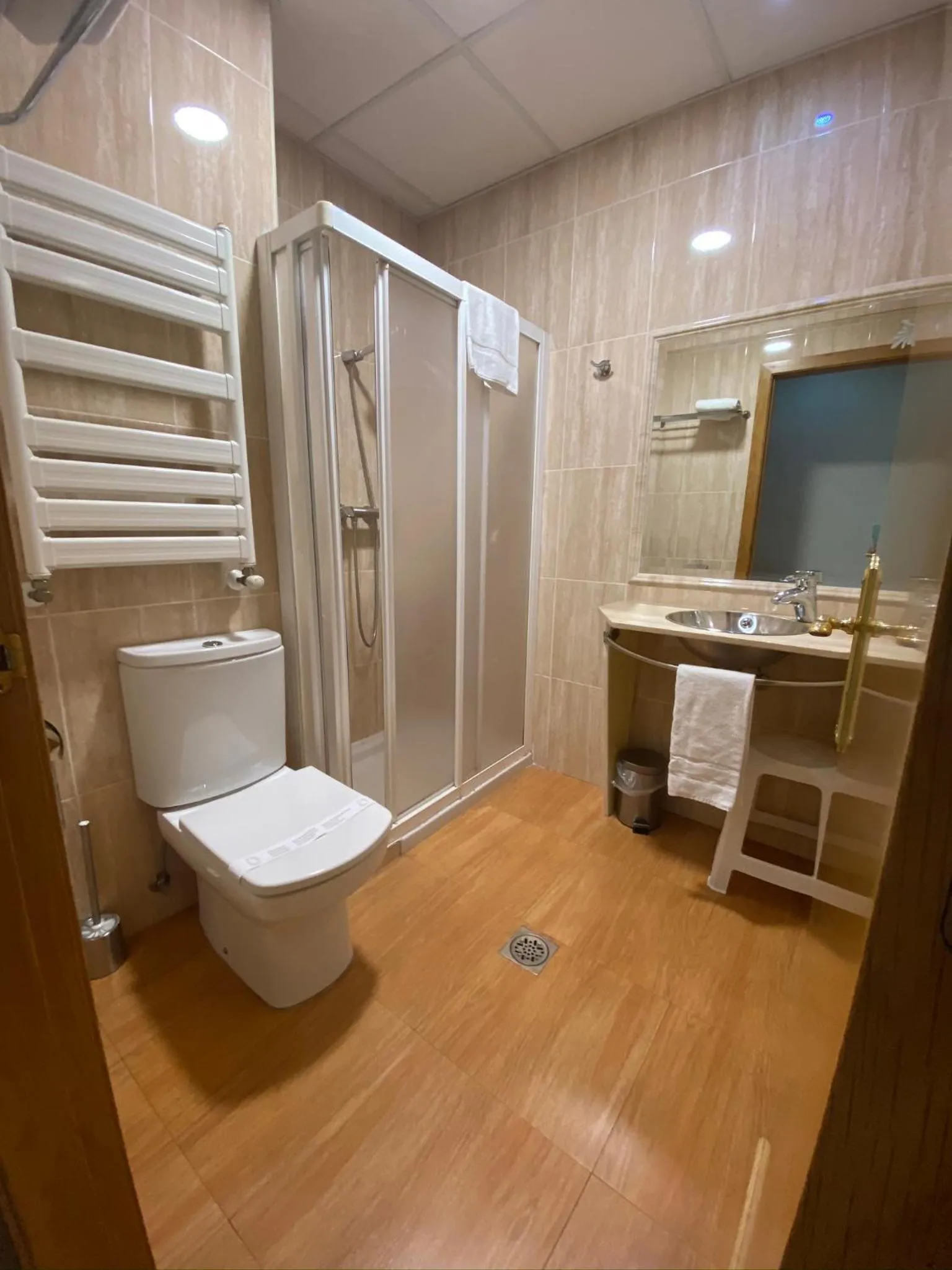 Shower in Hotel Alda Centro Oviedo