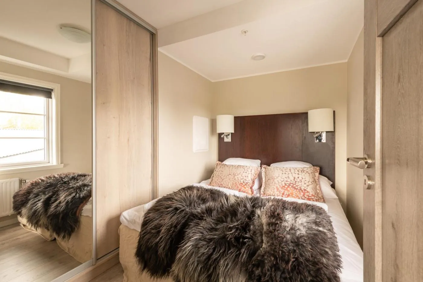 Bedroom, Bed in Skåbu Fjellhotell