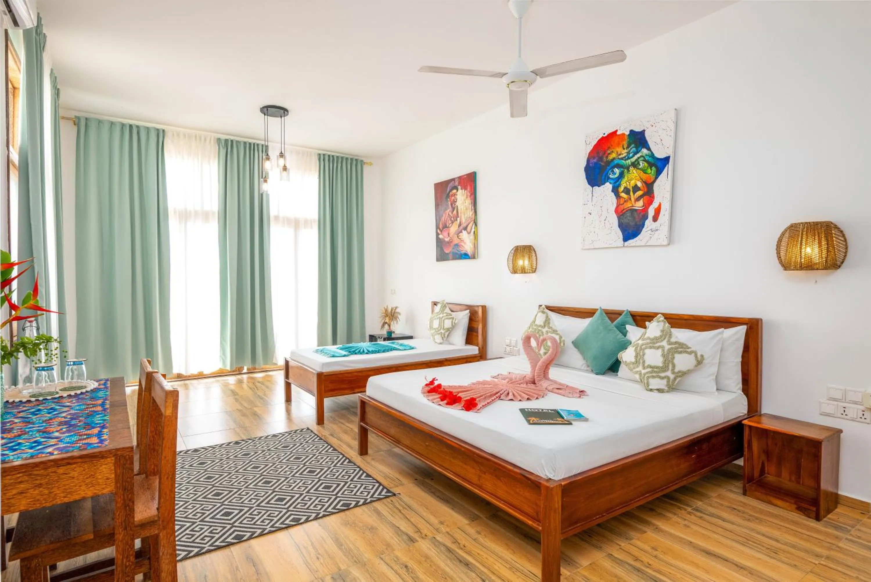 View (from property/room), Bed in Haber Hotel & SPA