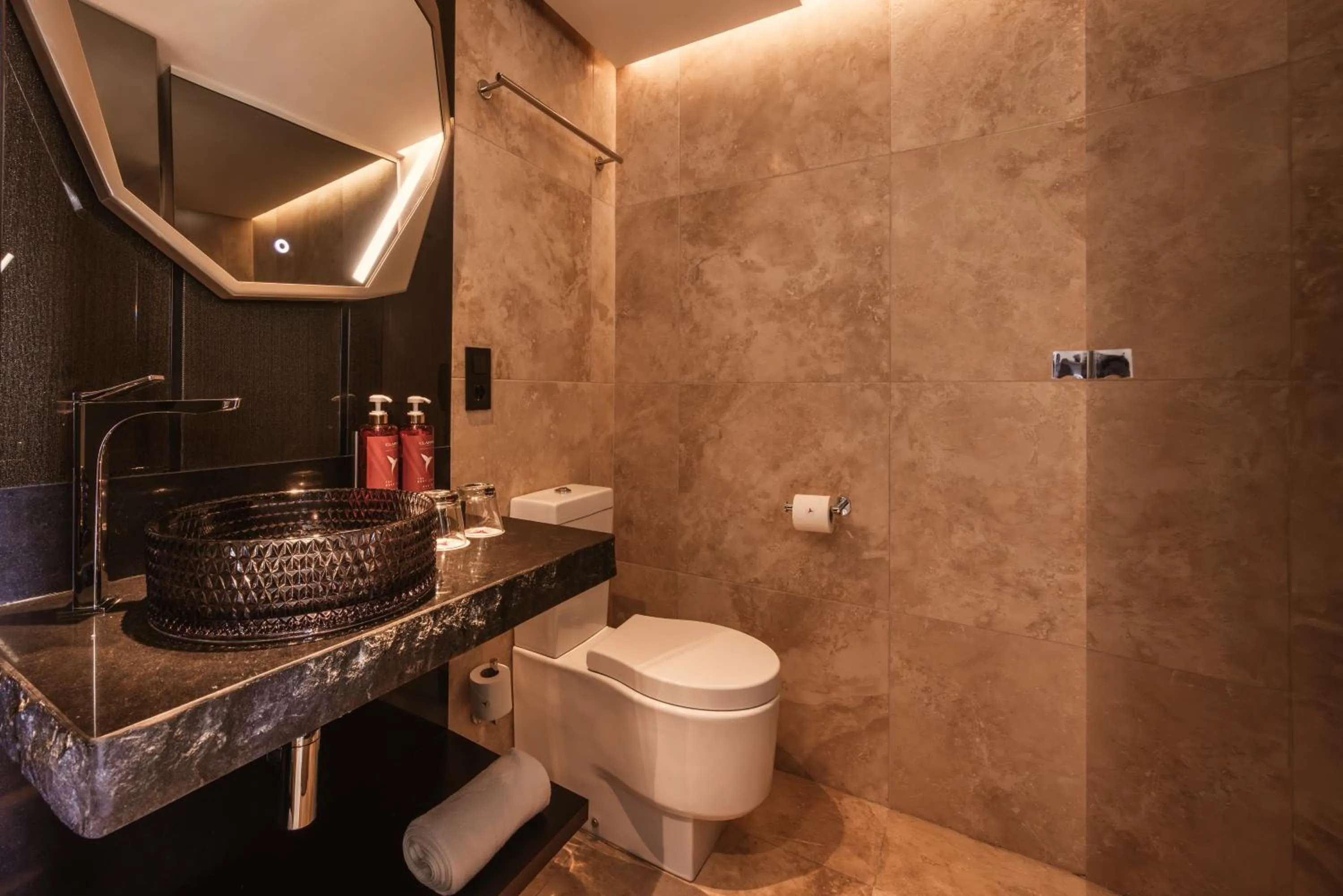 Toilet in The Unexpected Ibiza Hotel - Ushuaïa Club entrance included