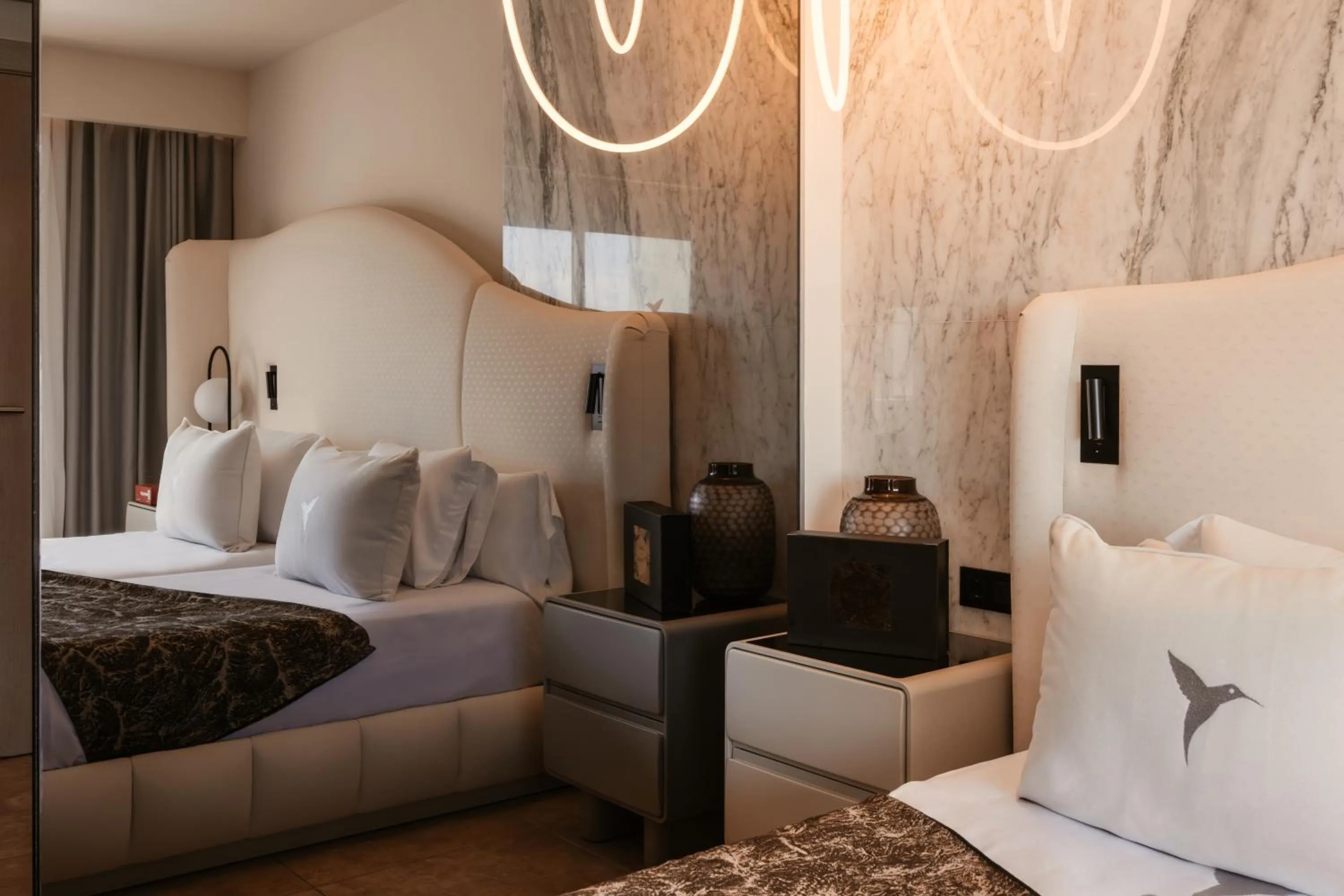 Bed in The Unexpected Ibiza Hotel - Ushuaïa Club entrance included