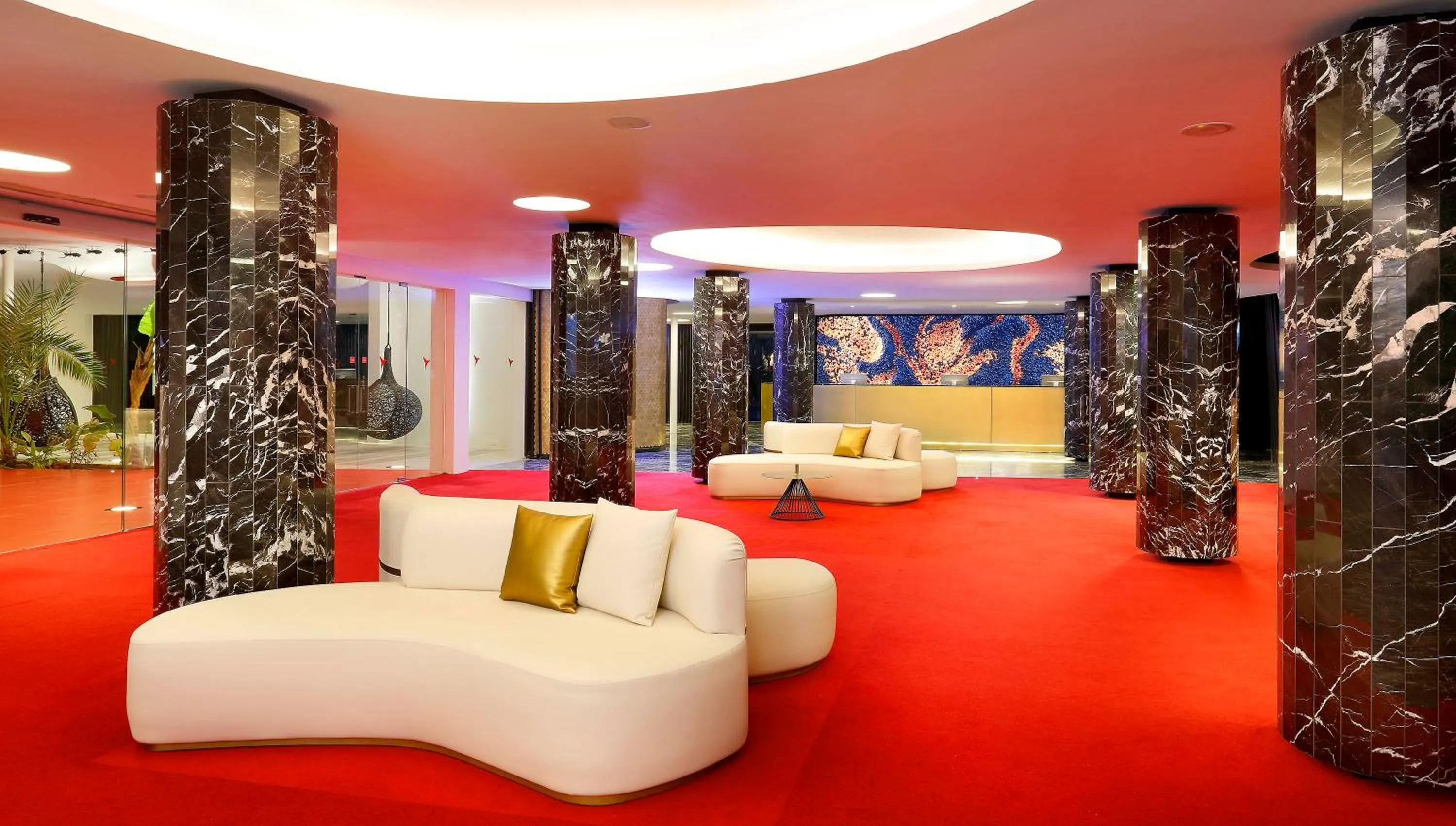 Lobby or reception in The Unexpected Ibiza Hotel - Ushuaïa Club entrance included