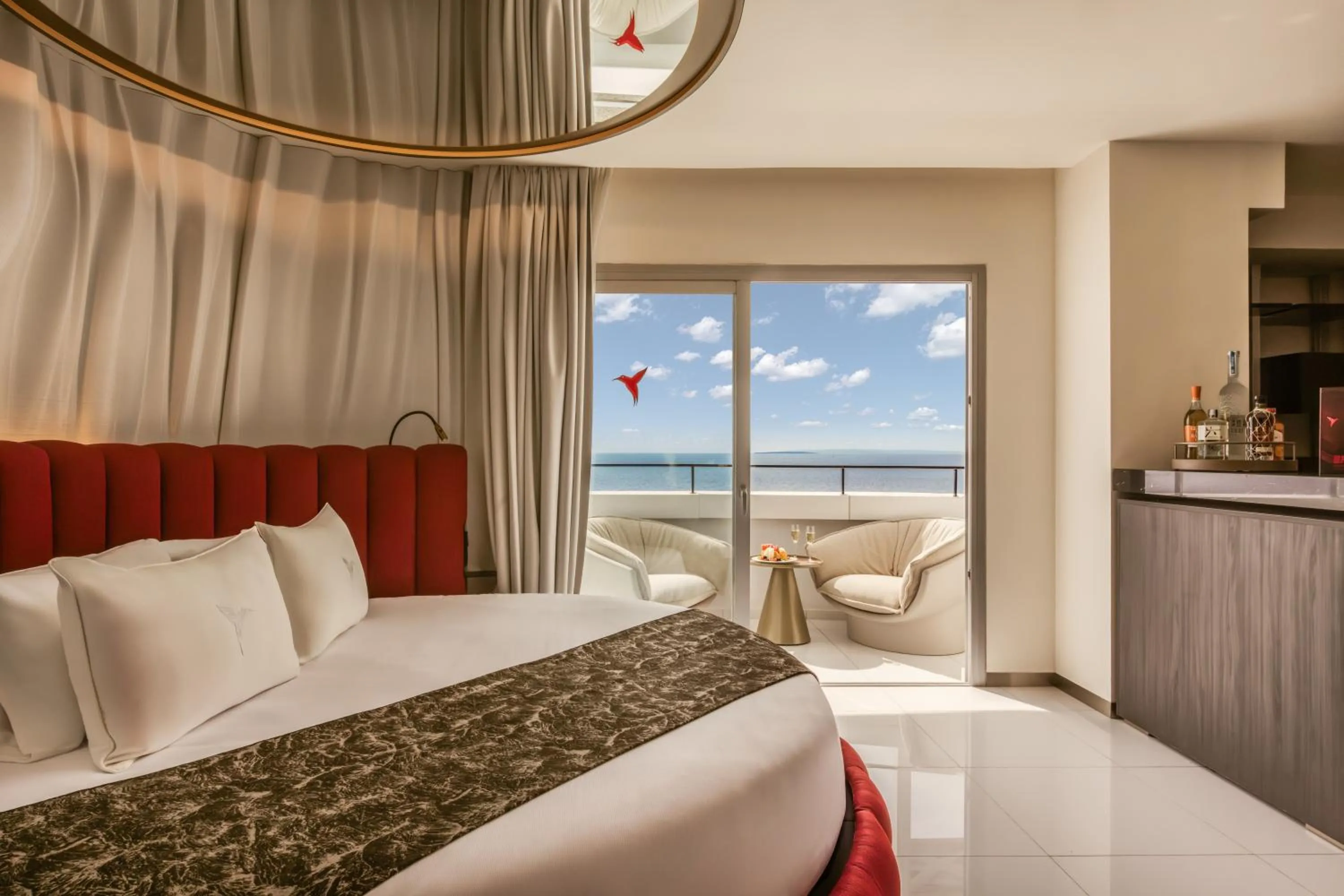 Bed in The Unexpected Ibiza Hotel - Ushuaïa Club entrance included