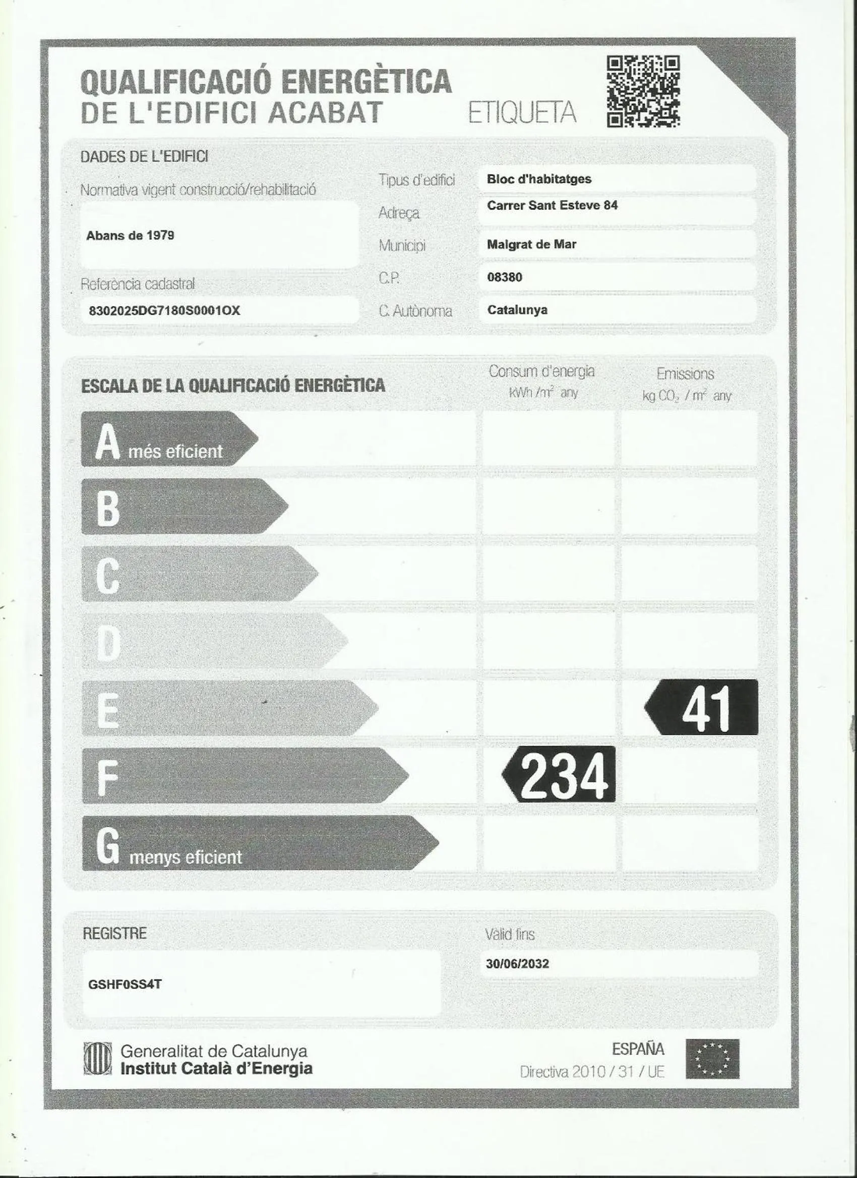 Property building in Aparthotel Iris