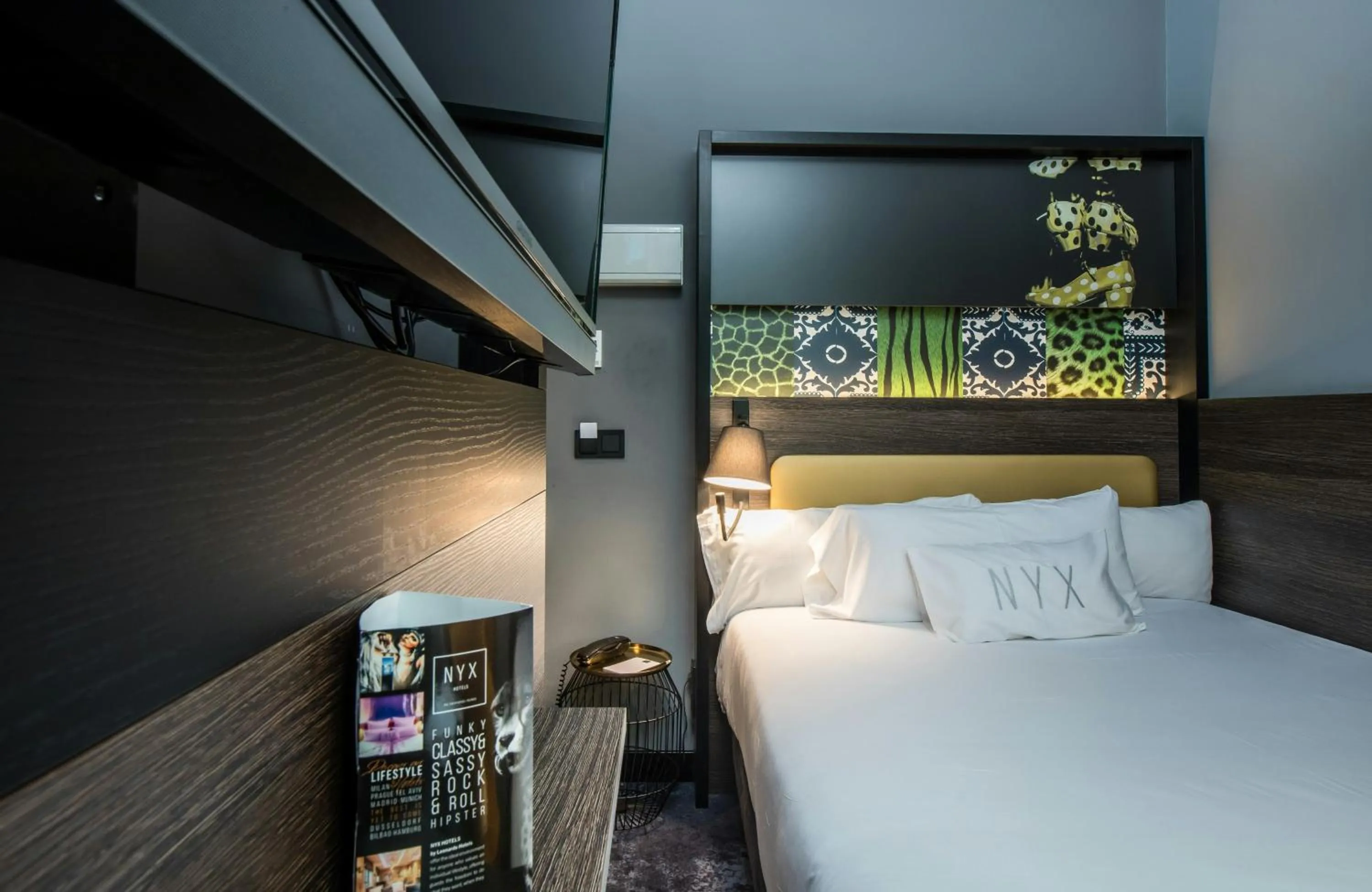 Photo of the whole room, Bed in NYX Hotel Madrid by Leonardo Hotels
