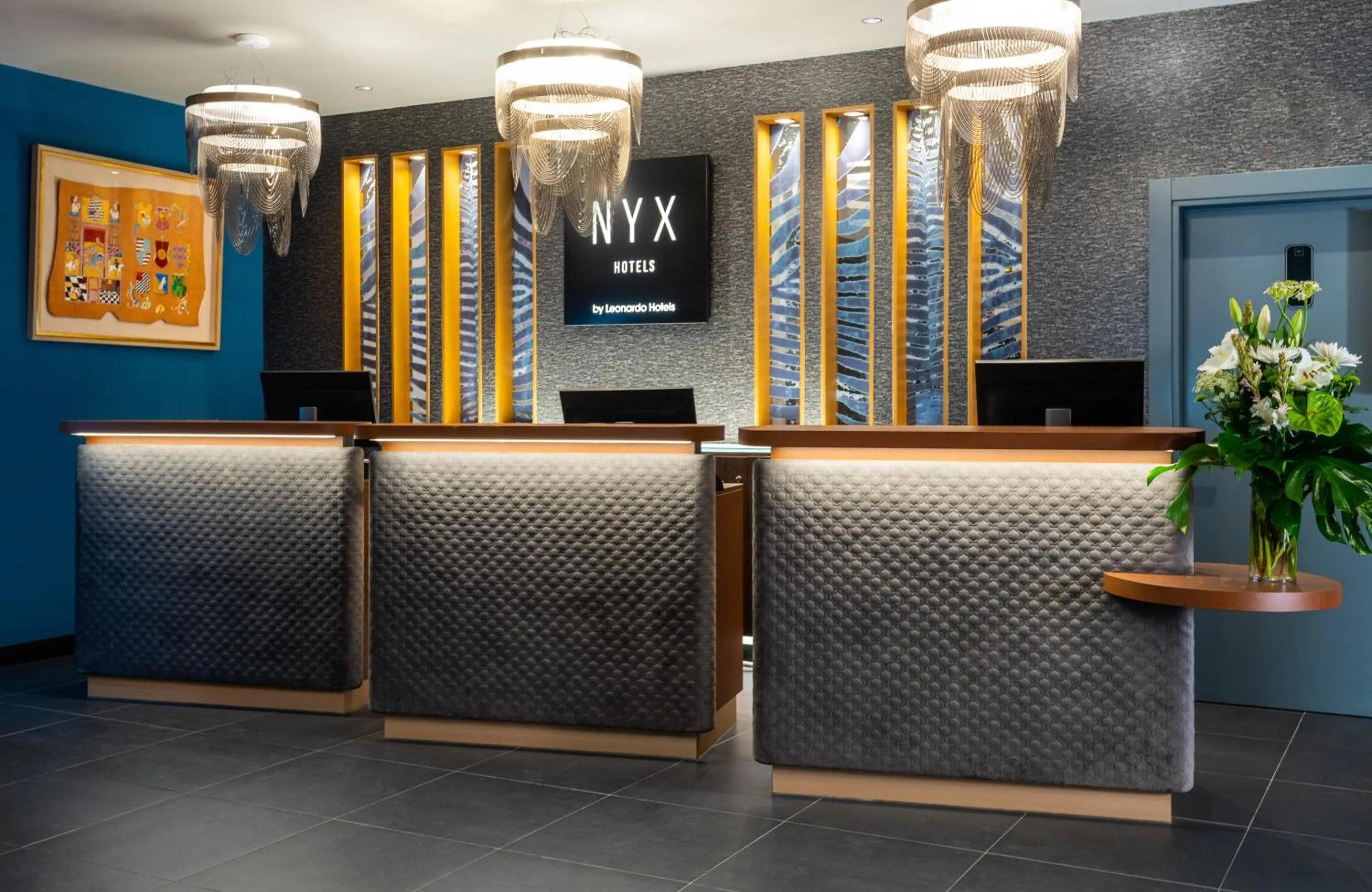 Lobby or reception in NYX Hotel Madrid by Leonardo Hotels
