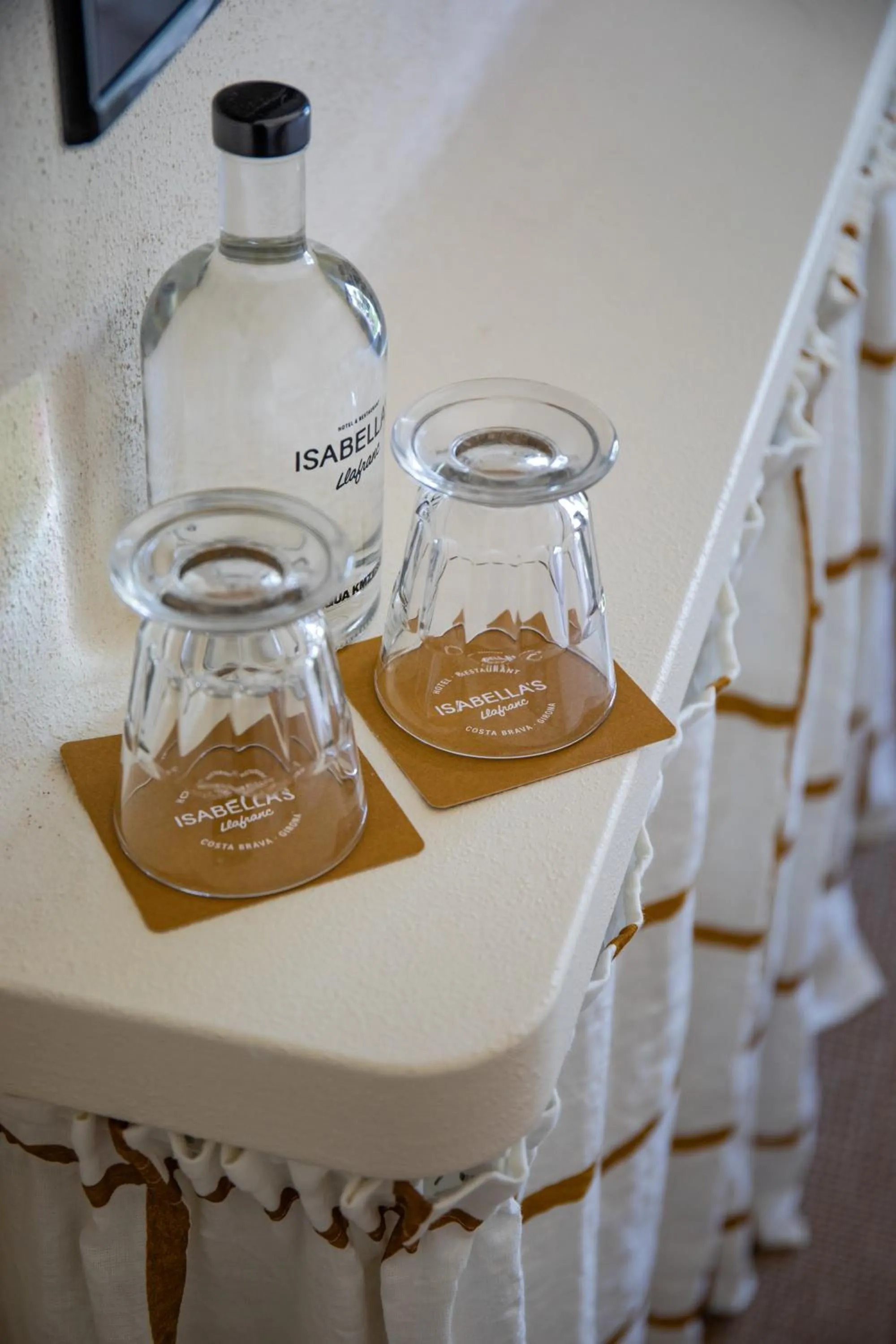 Decorative detail in Hotel Isabella's Llafranc