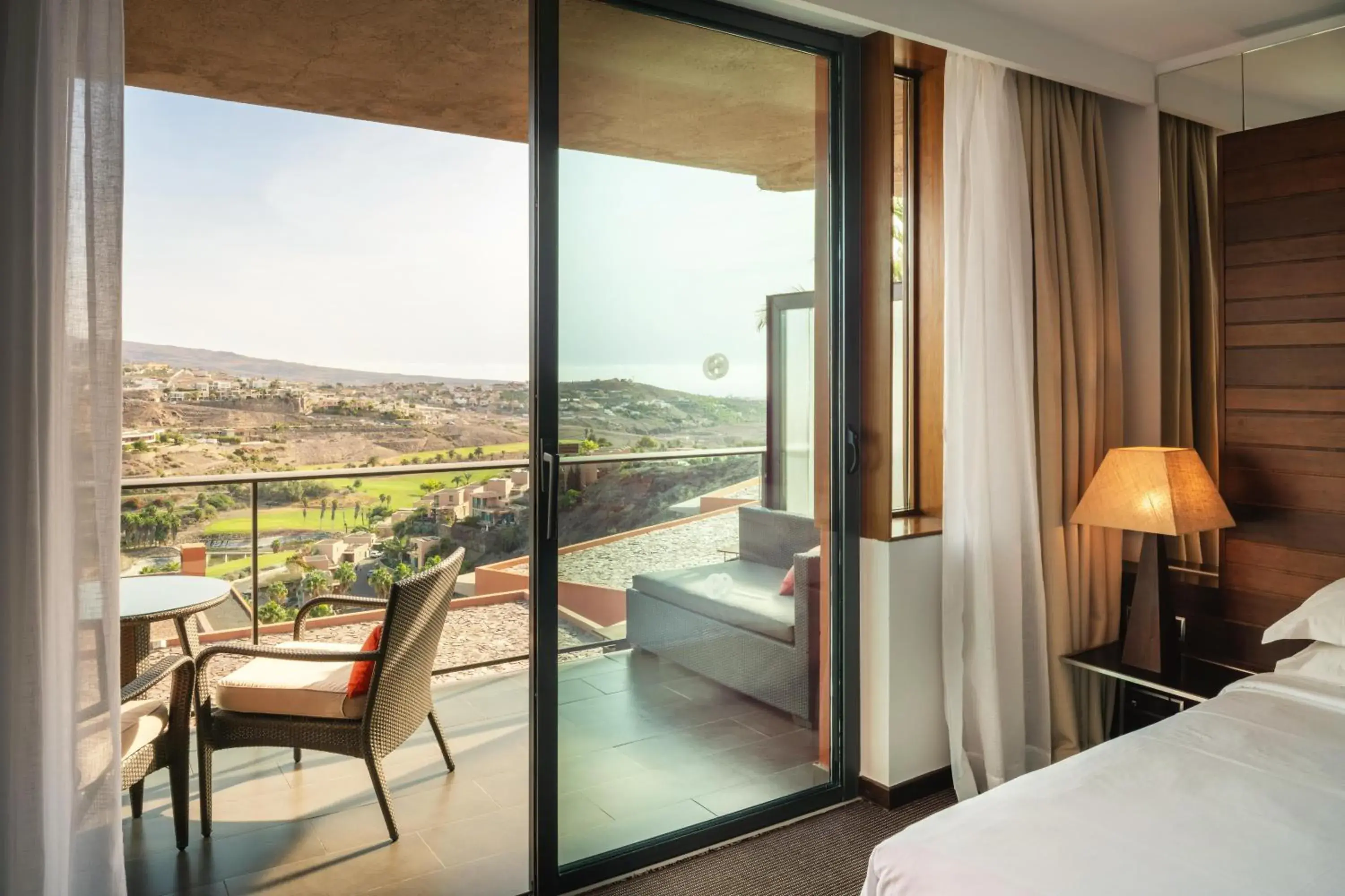 Deluxe Double Room with Balcony and Golf Course Views in Salobre Hotel Resort & Serenity Deluxe Double Room with Balcony and Golf Course Views in Salobre Hotel Resort & Serenity