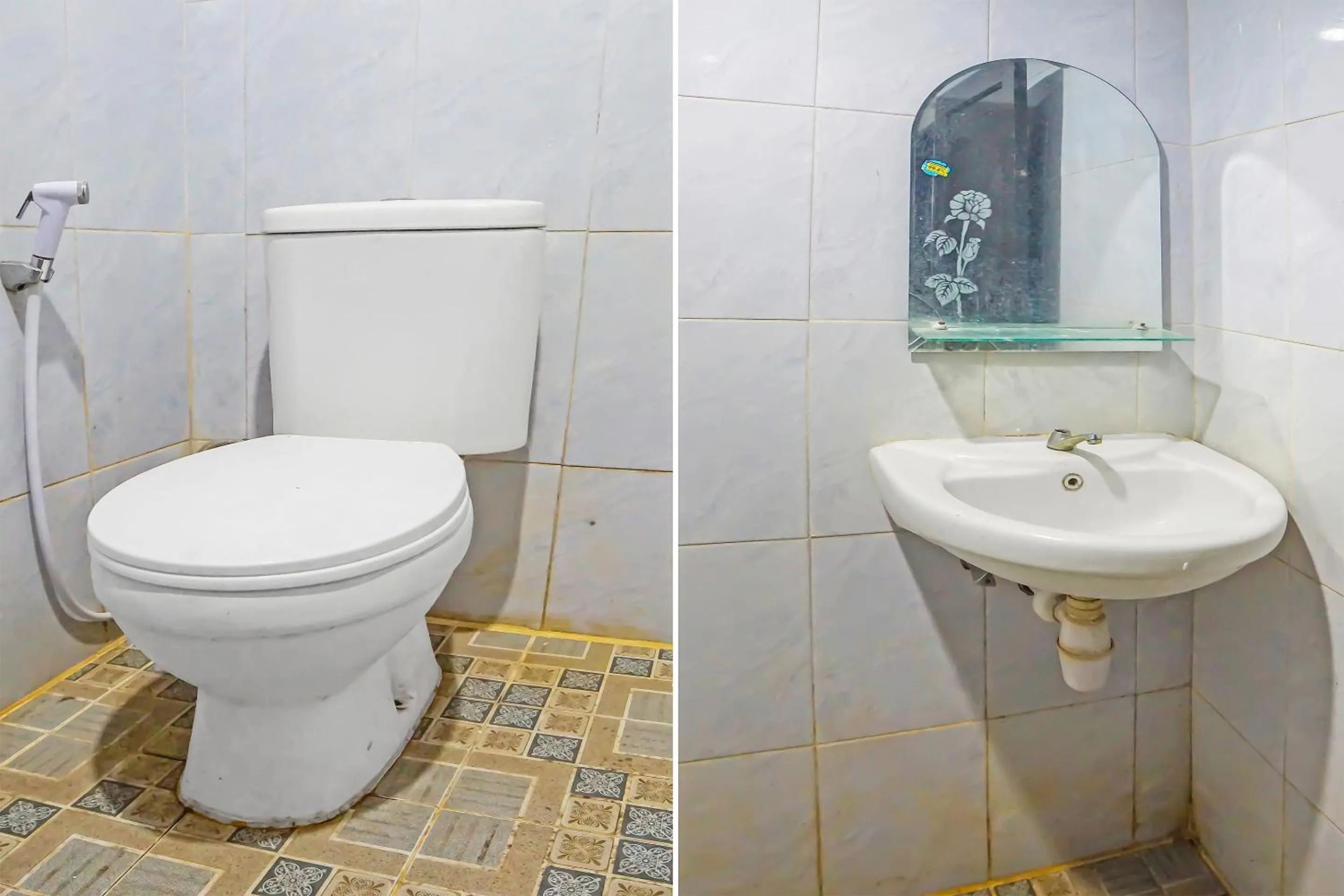 Bathroom in Hotel O Abadi Hotel