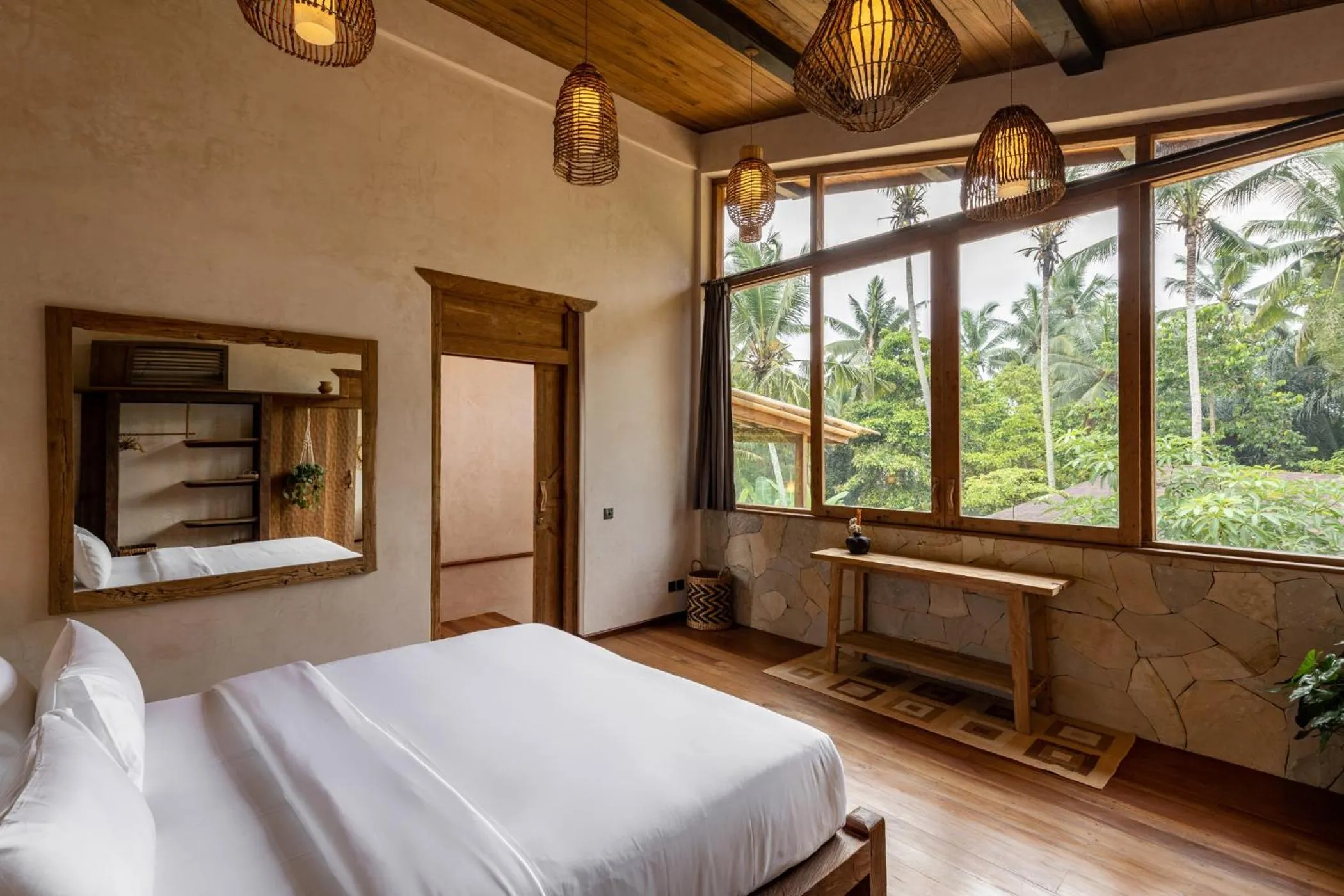 Bed in Casa Pohon Ubud