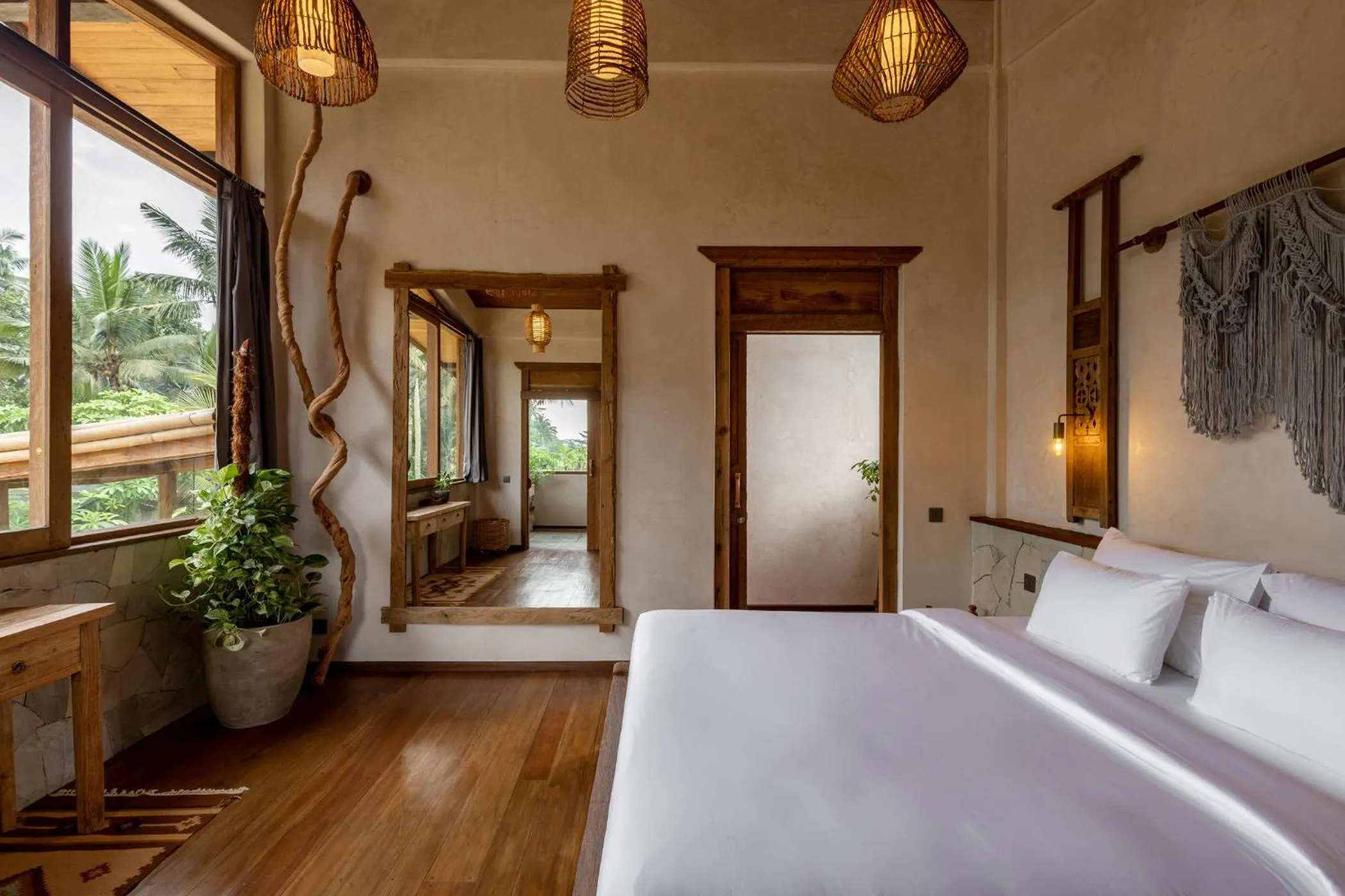 Bed in Casa Pohon Ubud