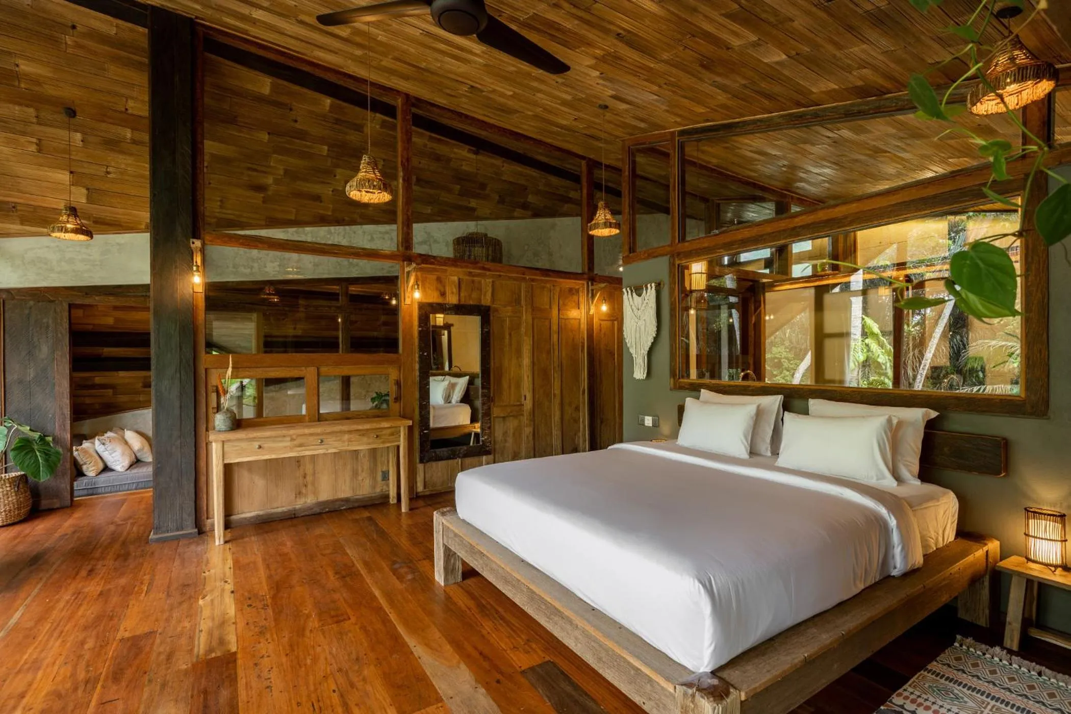 Bed in Casa Pohon Ubud