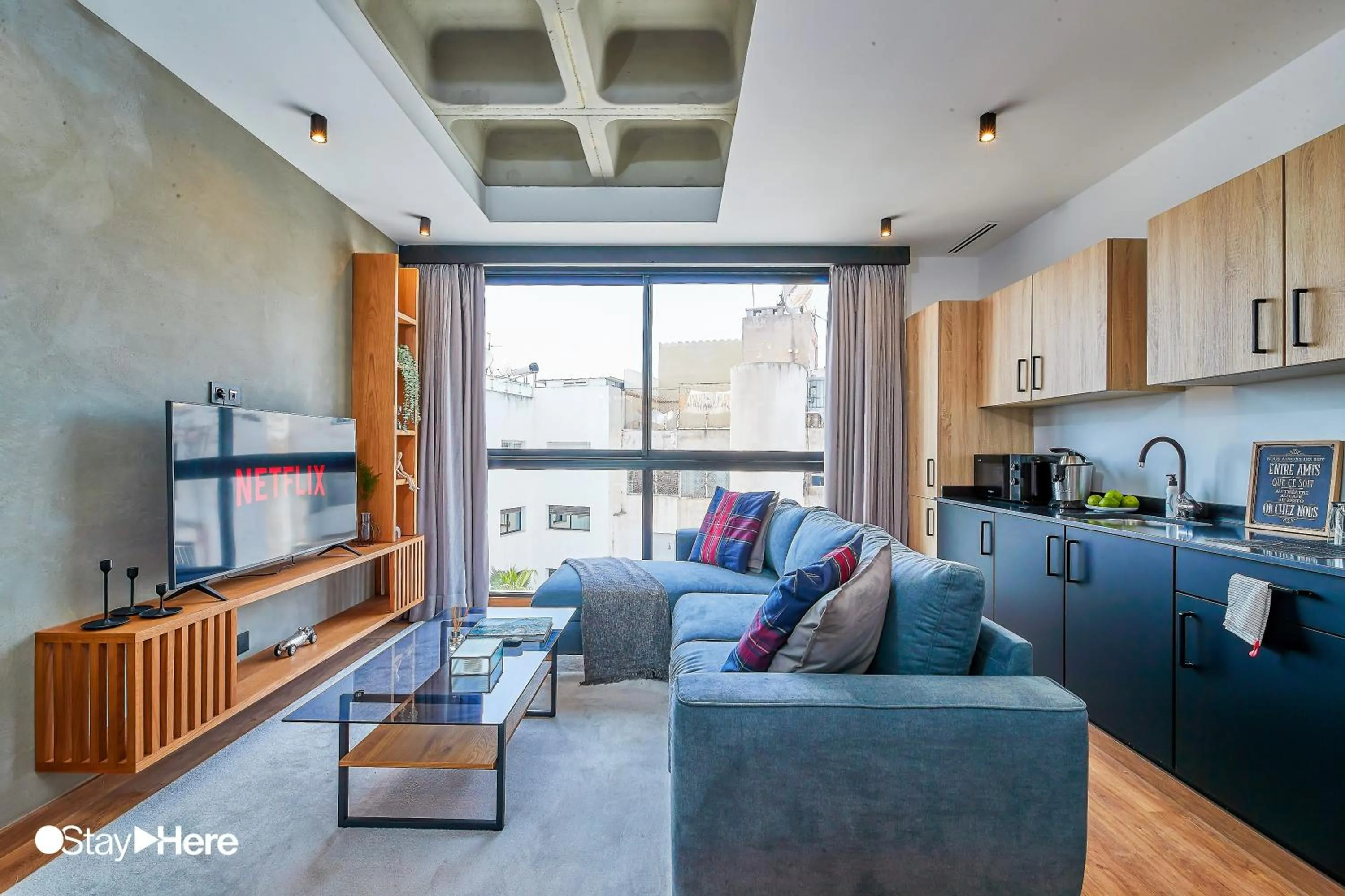 TV and multimedia in Stayhere Casablanca - Gauthier 1 - Modern Residence